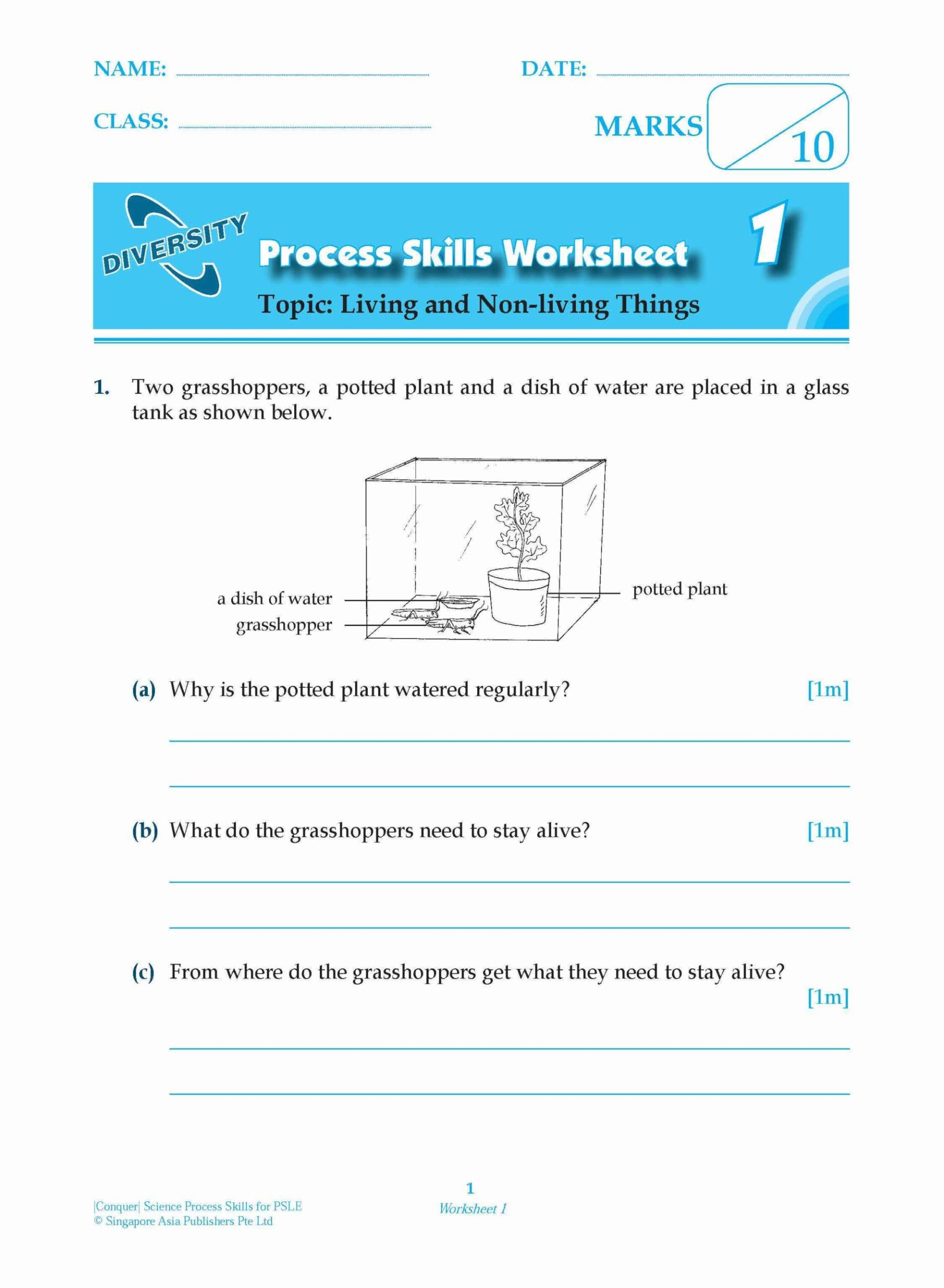 Conquer Science Process Skills for PSLE