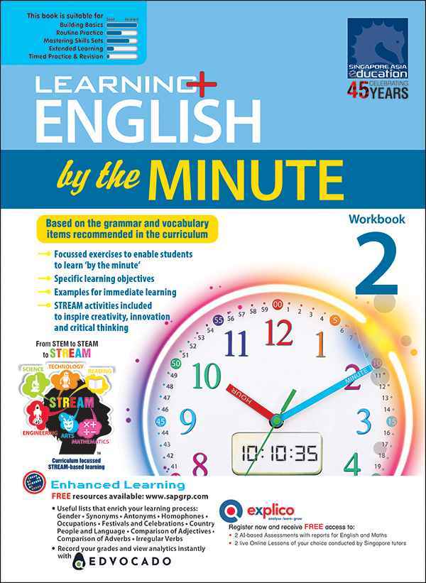 Learning+ ENGLISH by the MINUTE Workbook 2