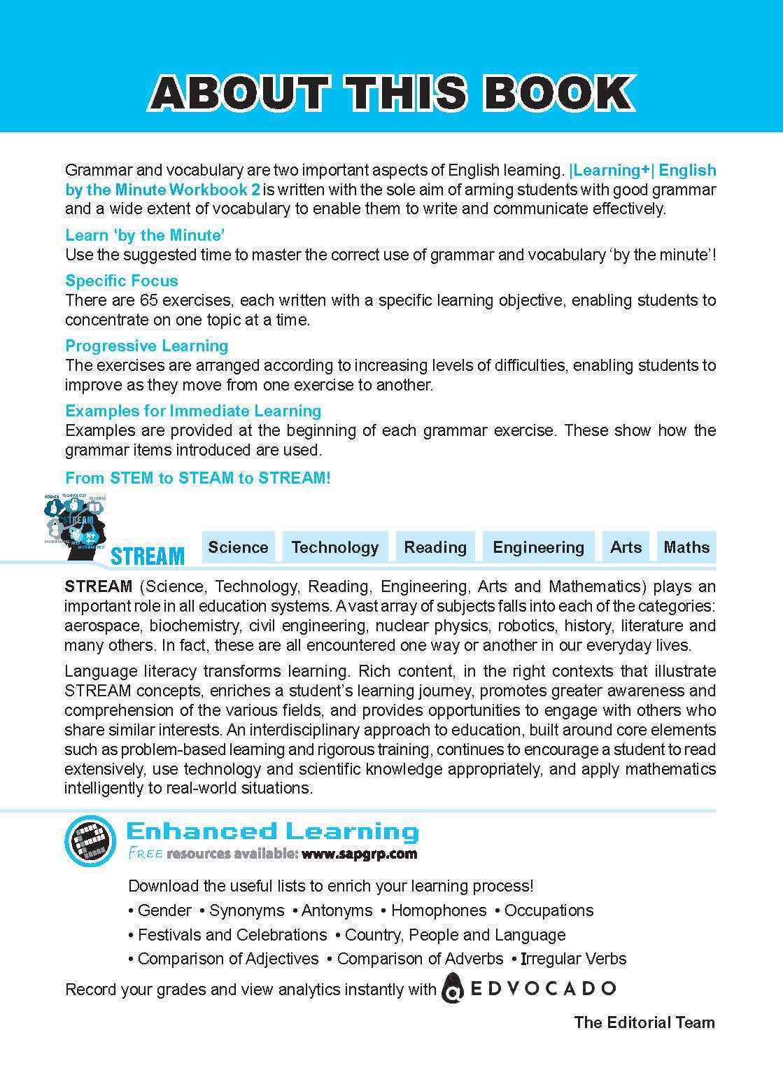 Learning+ ENGLISH by the MINUTE Workbook 2