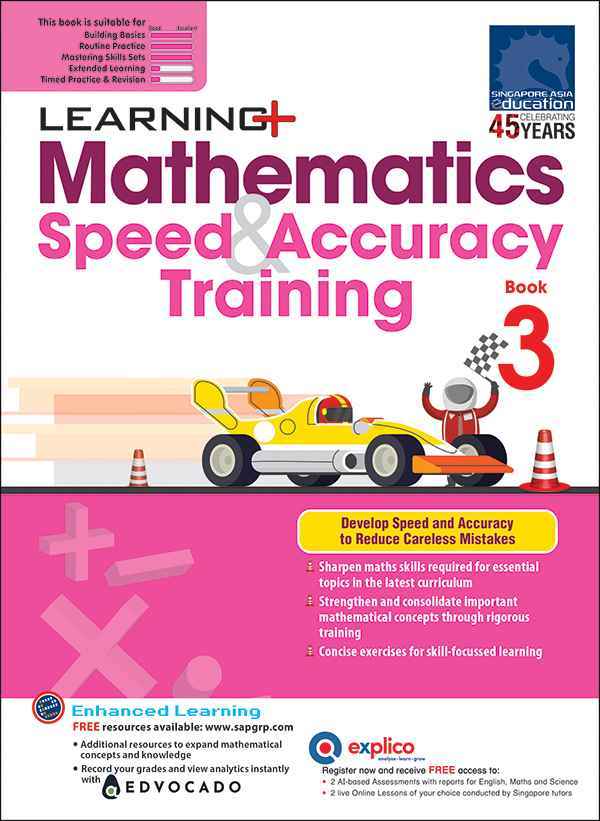 LEARNING+ Mathematics Speed & Accuracy Training Book 3