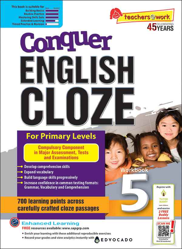 Conquer ENGLISH CLOZE Workbook 5