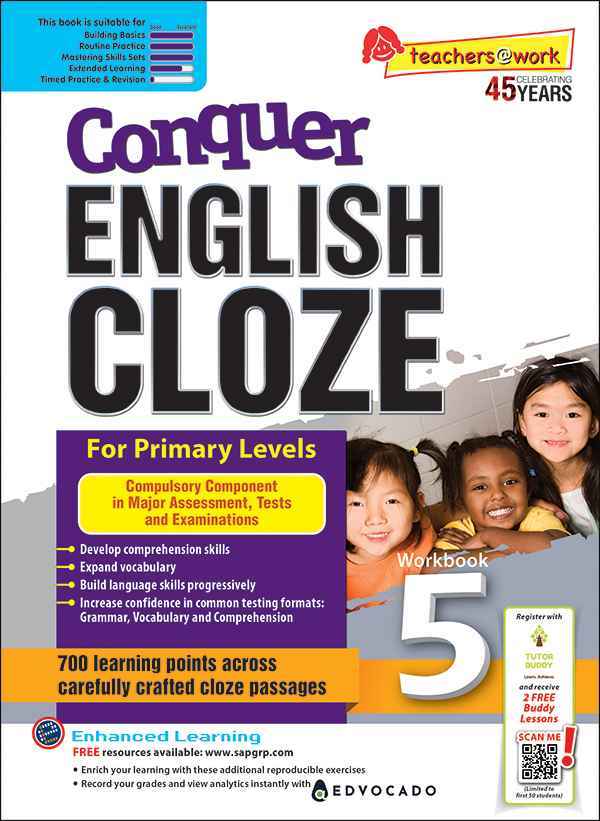 Conquer ENGLISH CLOZE Workbook 5