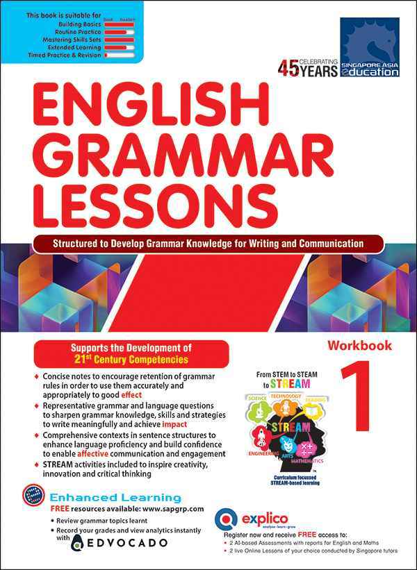 ENGLISH GRAMMAR LESSONS Workbook 1