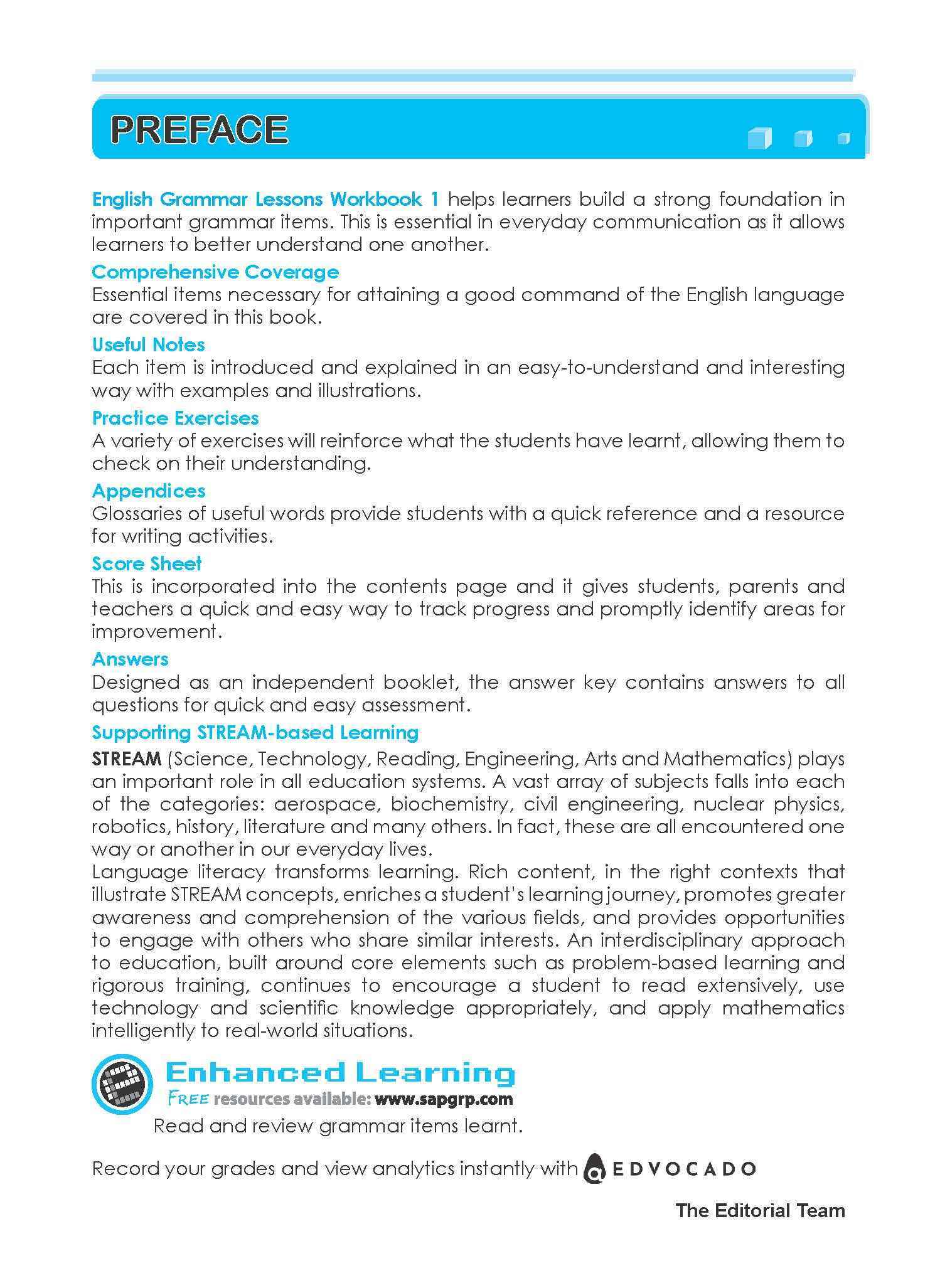 ENGLISH GRAMMAR LESSONS Workbook 1