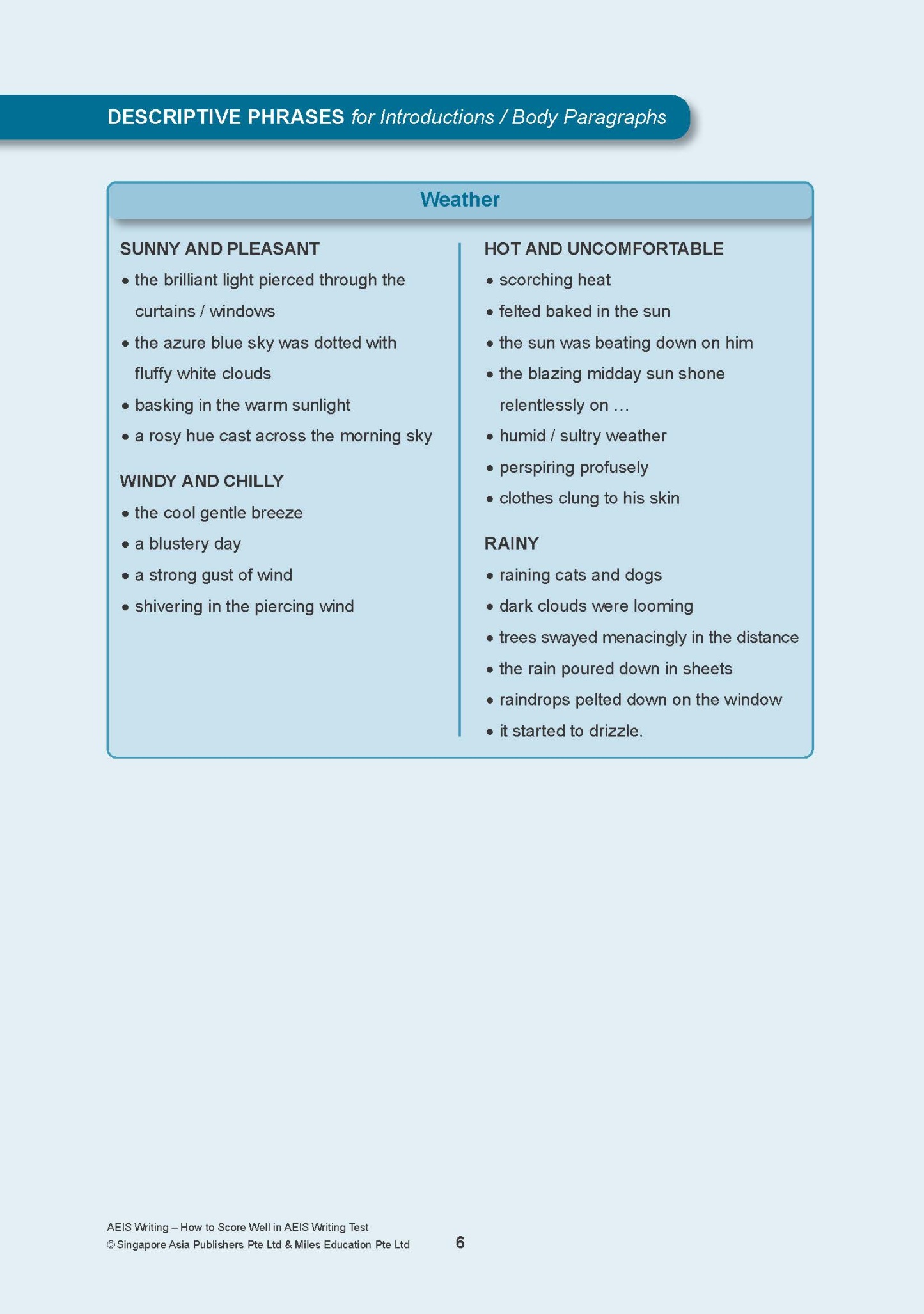 AEIS WRITING – How to Score Well in AEIS Writing Test