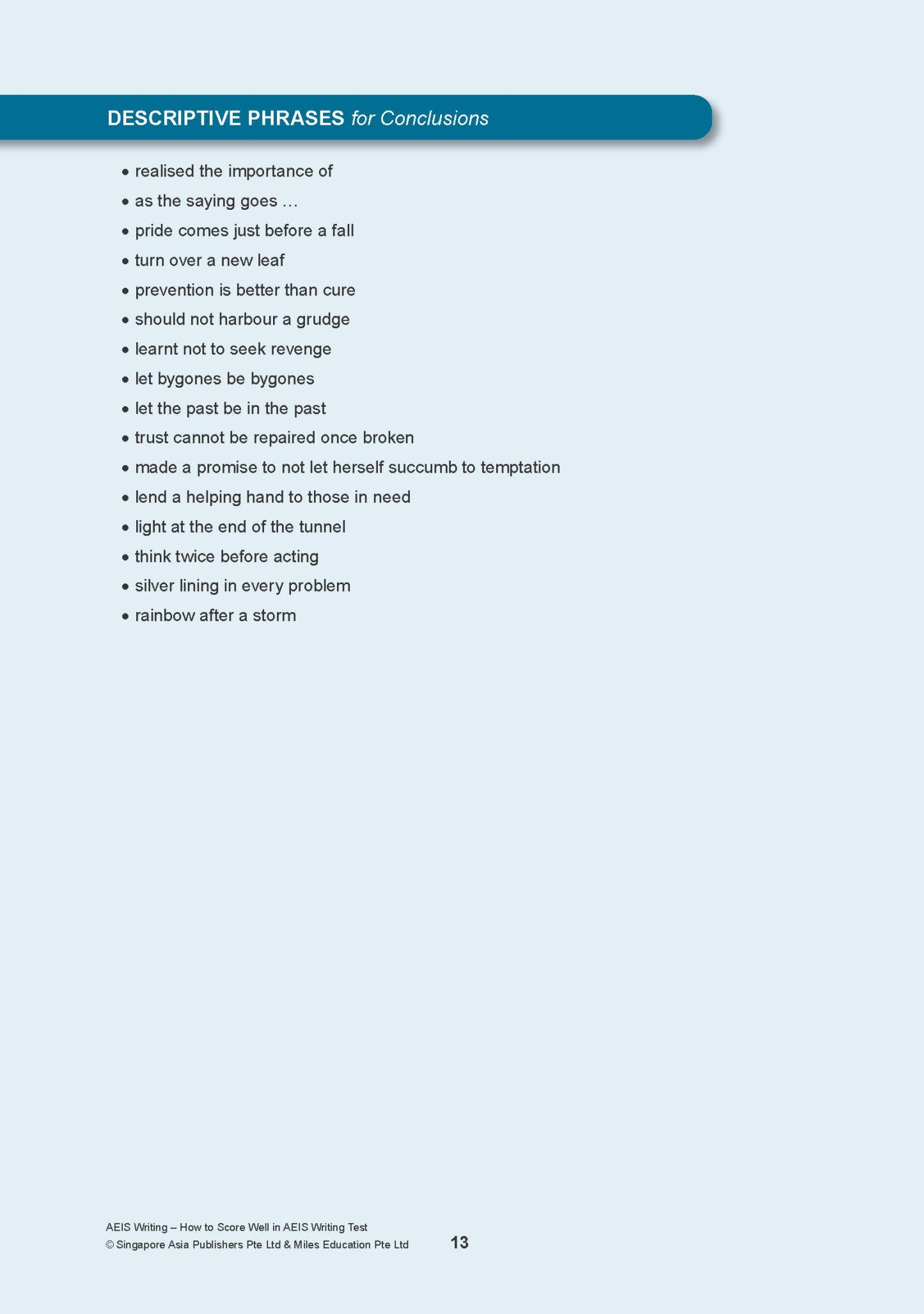 AEIS WRITING – How to Score Well in AEIS Writing Test