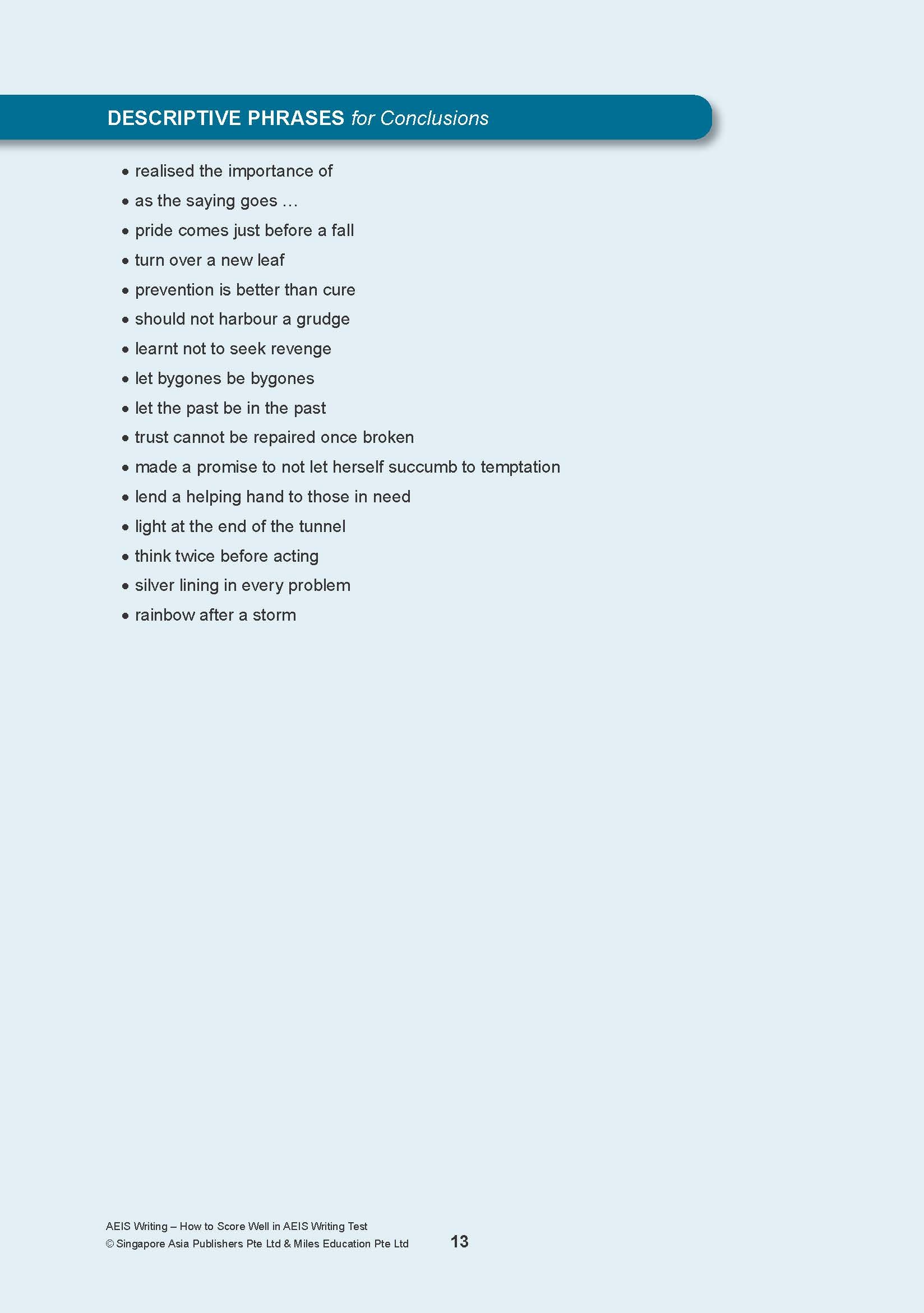 AEIS WRITING – How to Score Well in AEIS Writing Test
