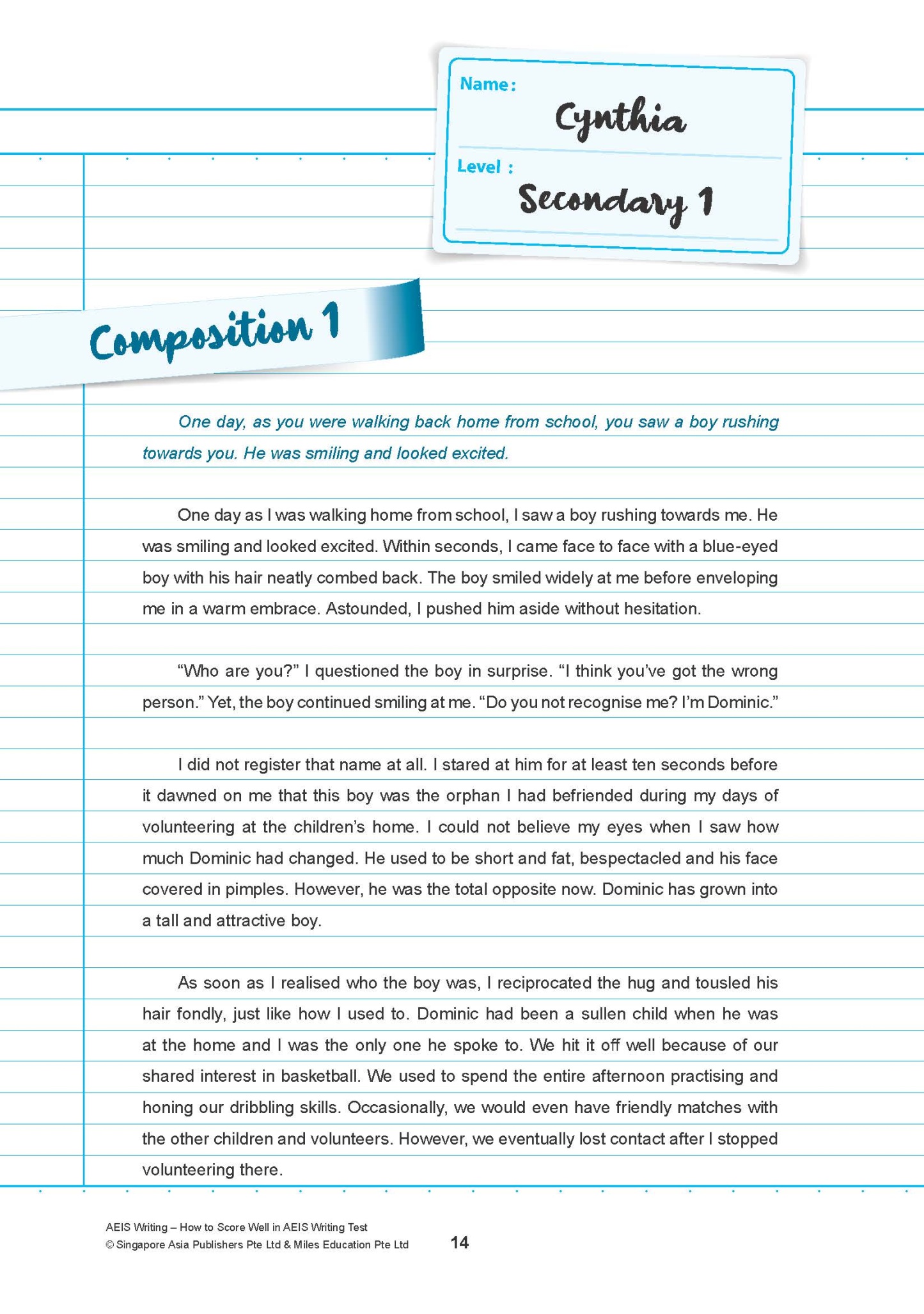 AEIS WRITING – How to Score Well in AEIS Writing Test