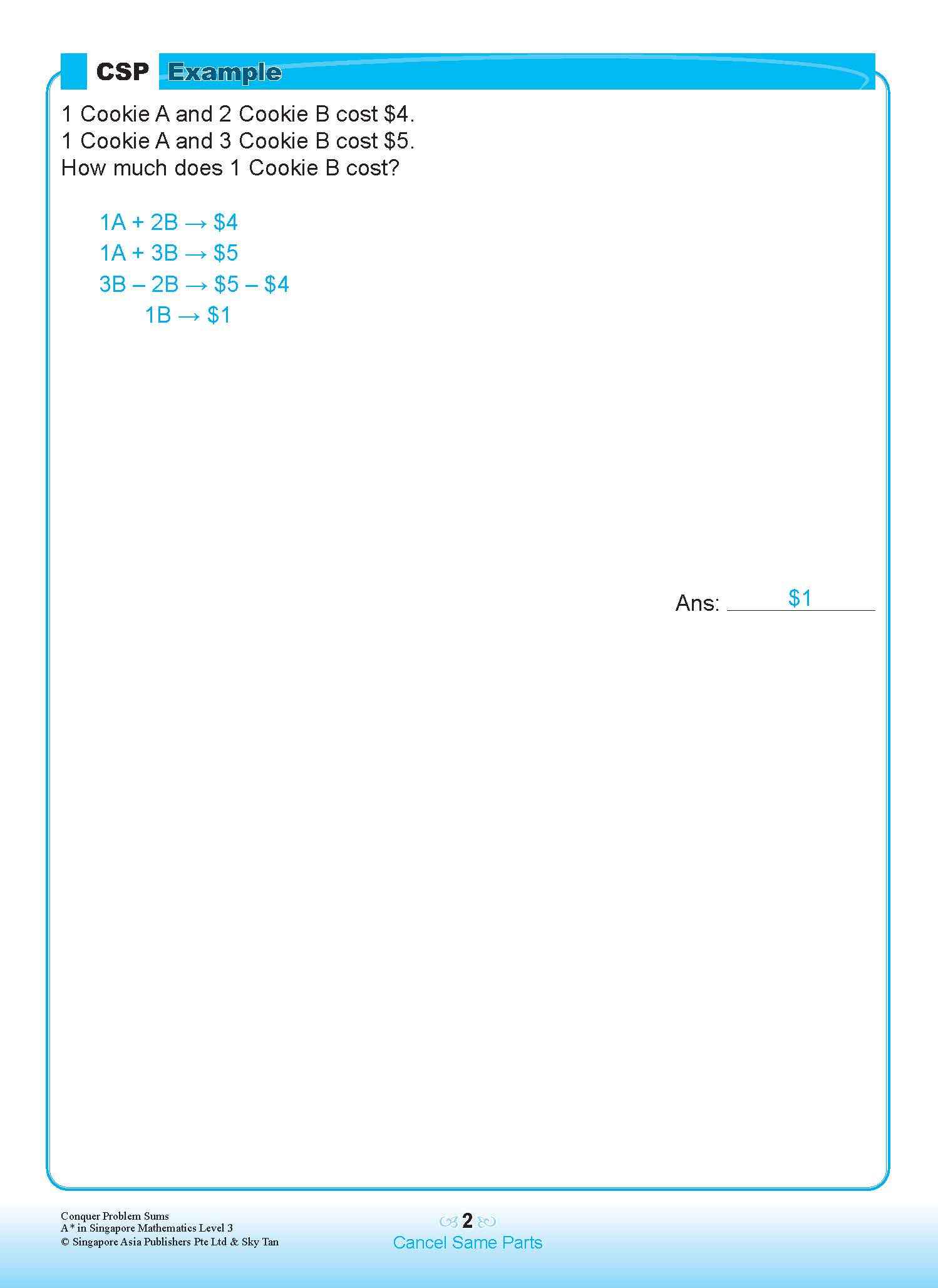 Conquer PROBLEM SUMS A* IN SINGAPORE MATHEMATICS LEVEL 3