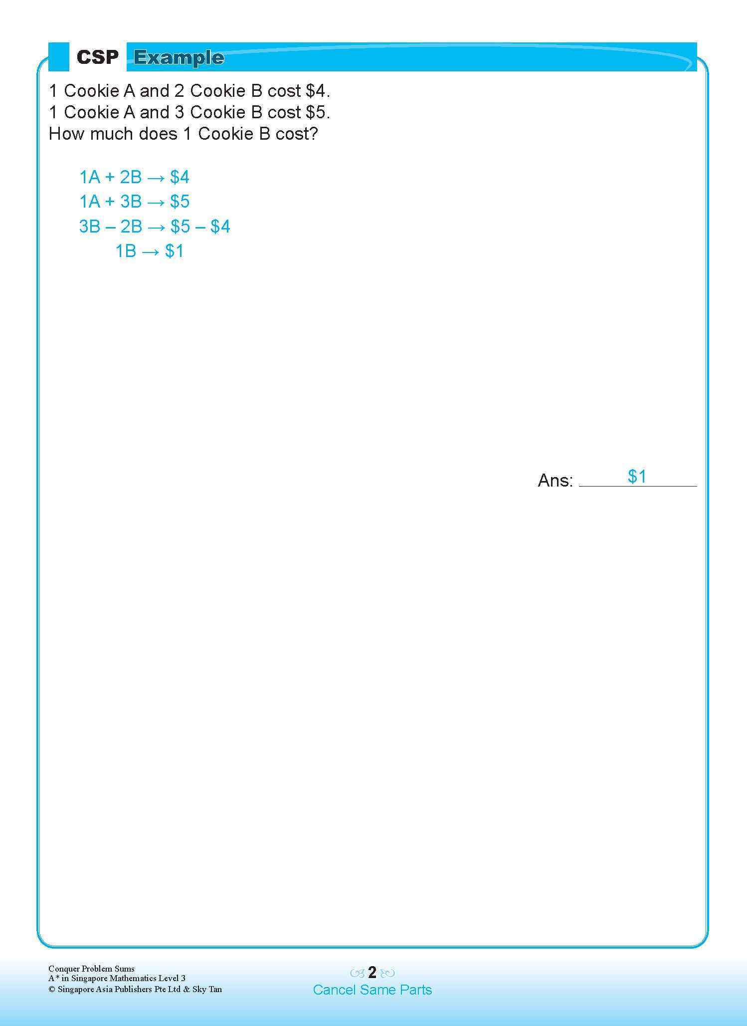 Conquer PROBLEM SUMS A* IN SINGAPORE MATHEMATICS LEVEL 3