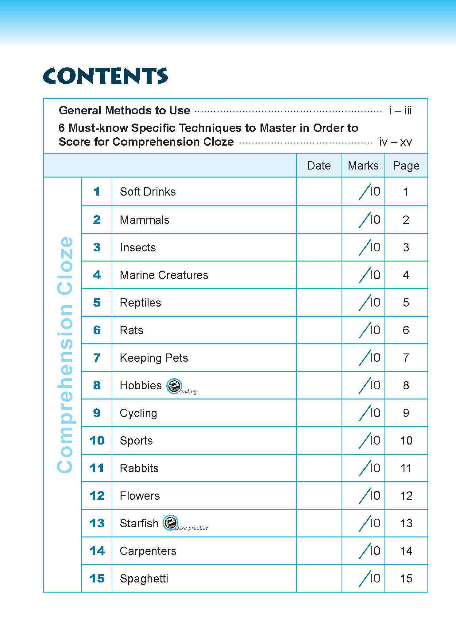 Conquer COMPREHENSION CLOZE TECHNIQUES Book 3