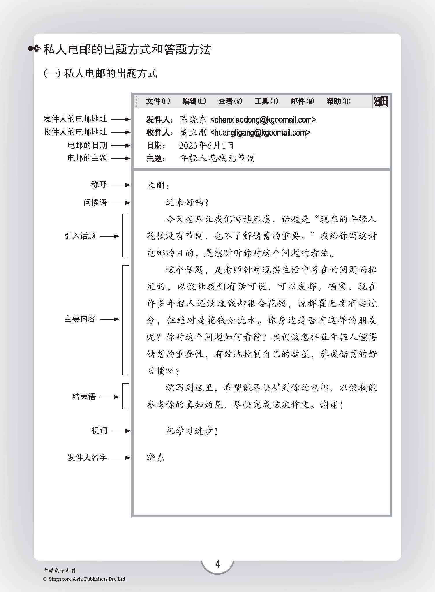 中学电子邮件 / E-mail Guide For Secondary Levels