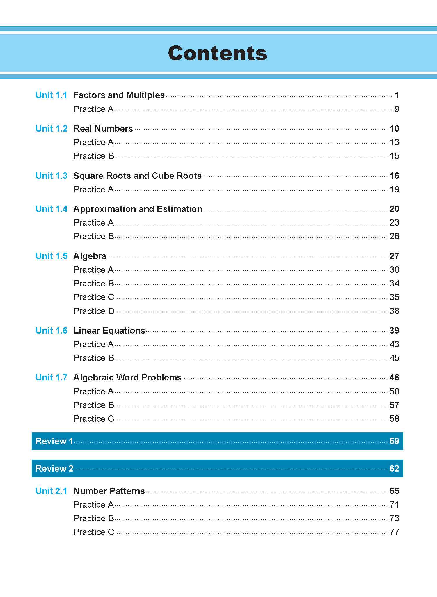 ADVANCED MATHEMATICS FOR G3 AND IP STUDENTS SECONDARY 1