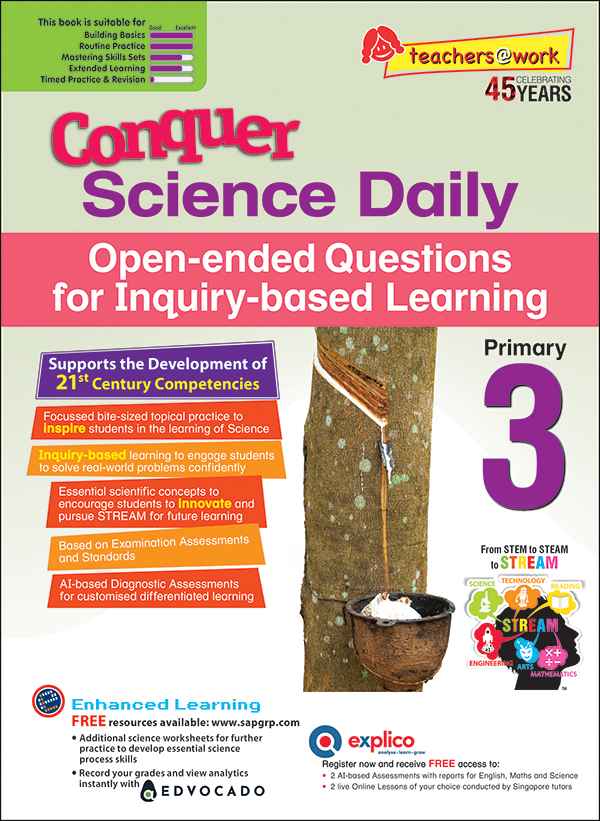 Conquer Science Daily Open-ended Questions for Inquiry-based Learning Primary 3