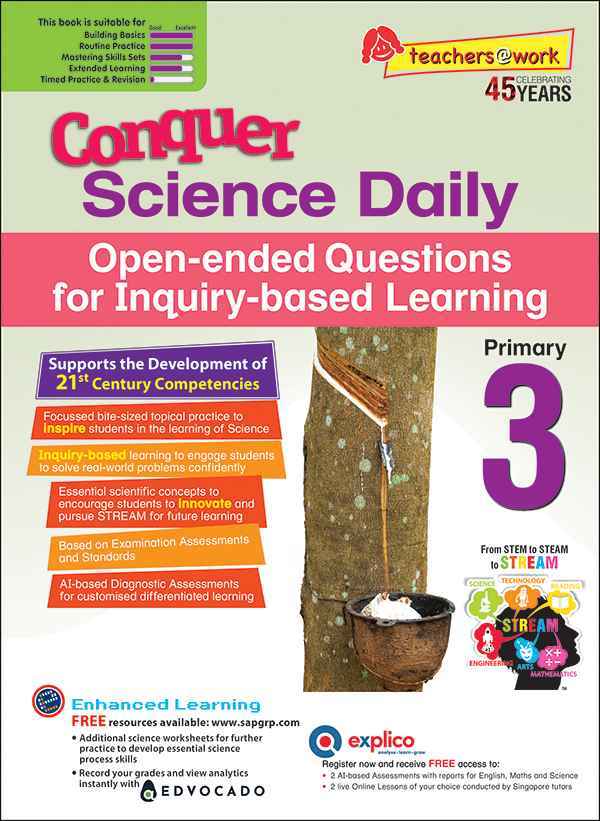 Conquer Science Daily Open-ended Questions for Inquiry-based Learning Primary 3