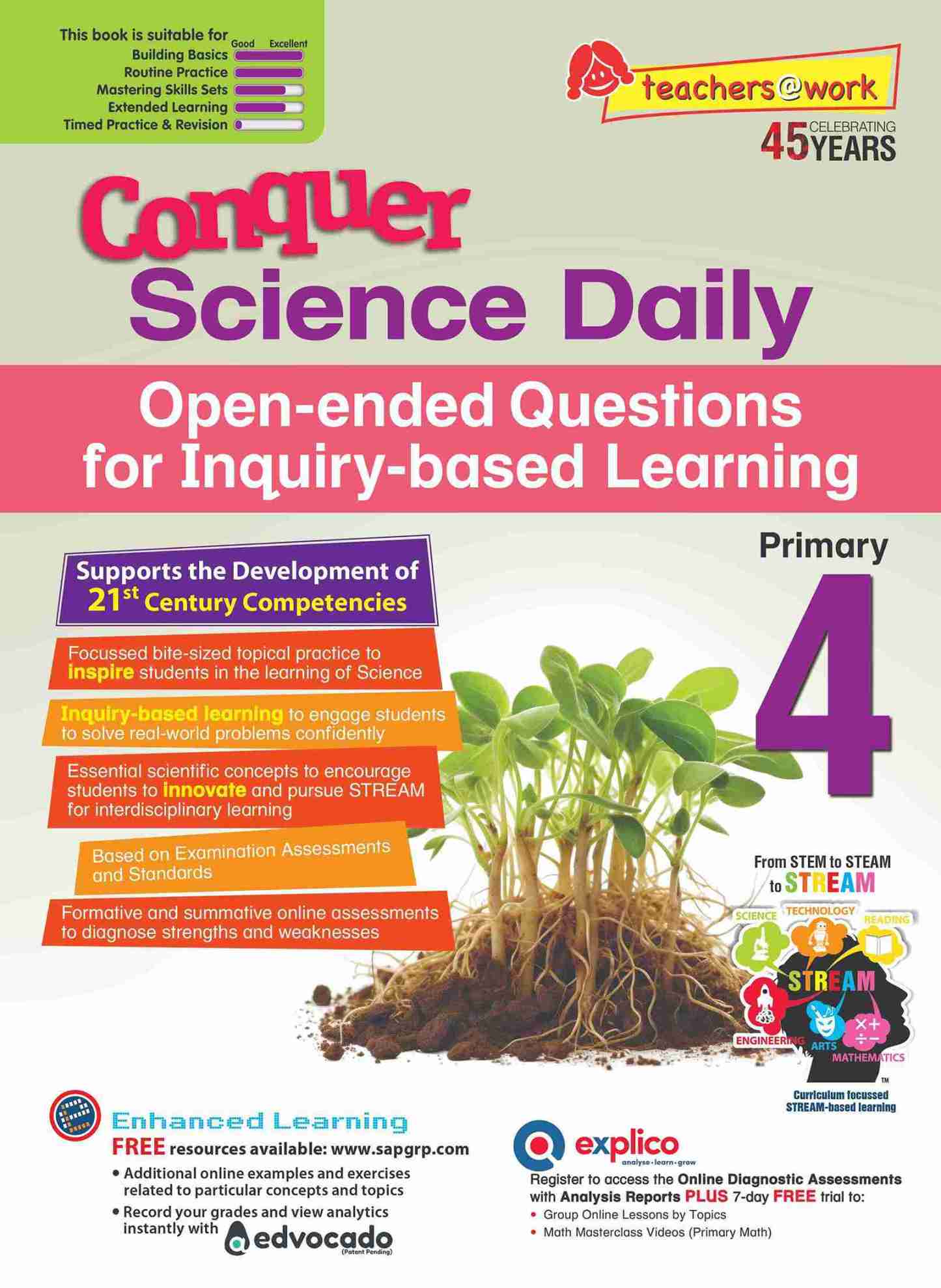 Conquer Science Daily Open-ended Questions for Inquiry-based Learning Primary 4
