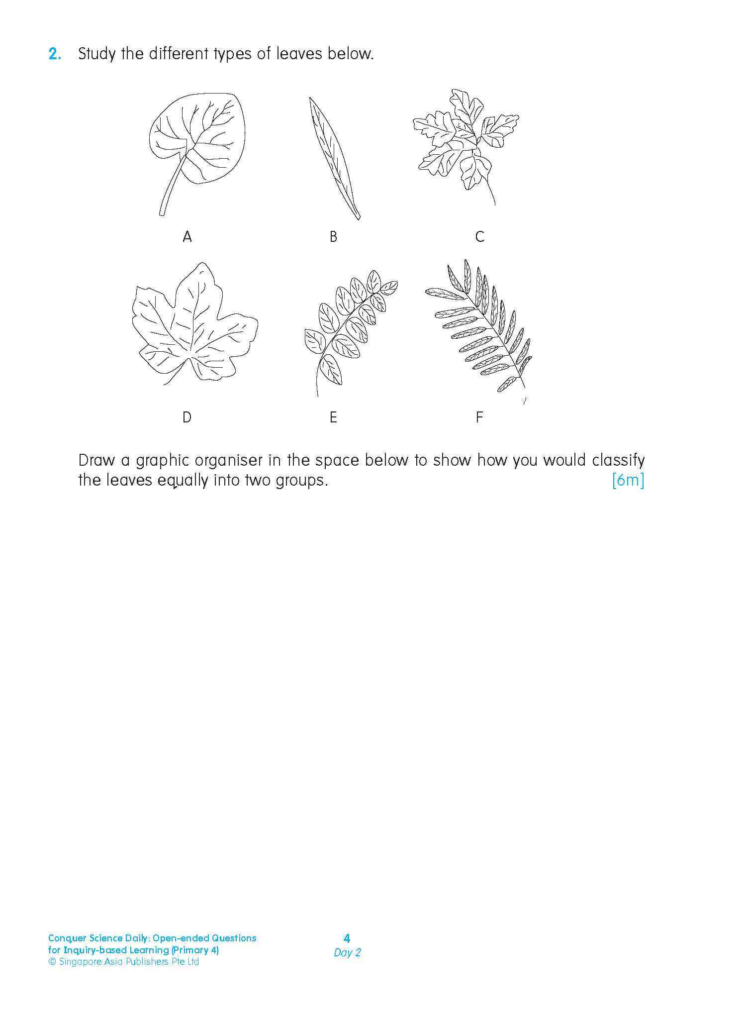 Conquer Science Daily Open-ended Questions for Inquiry-based Learning Primary 4