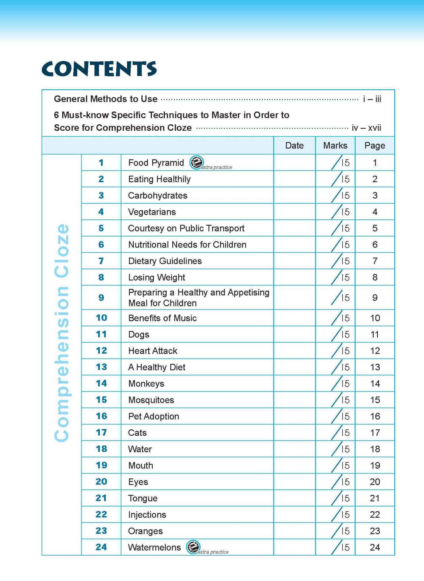 Conquer COMPREHENSION CLOZE TECHNIQUES Book 5