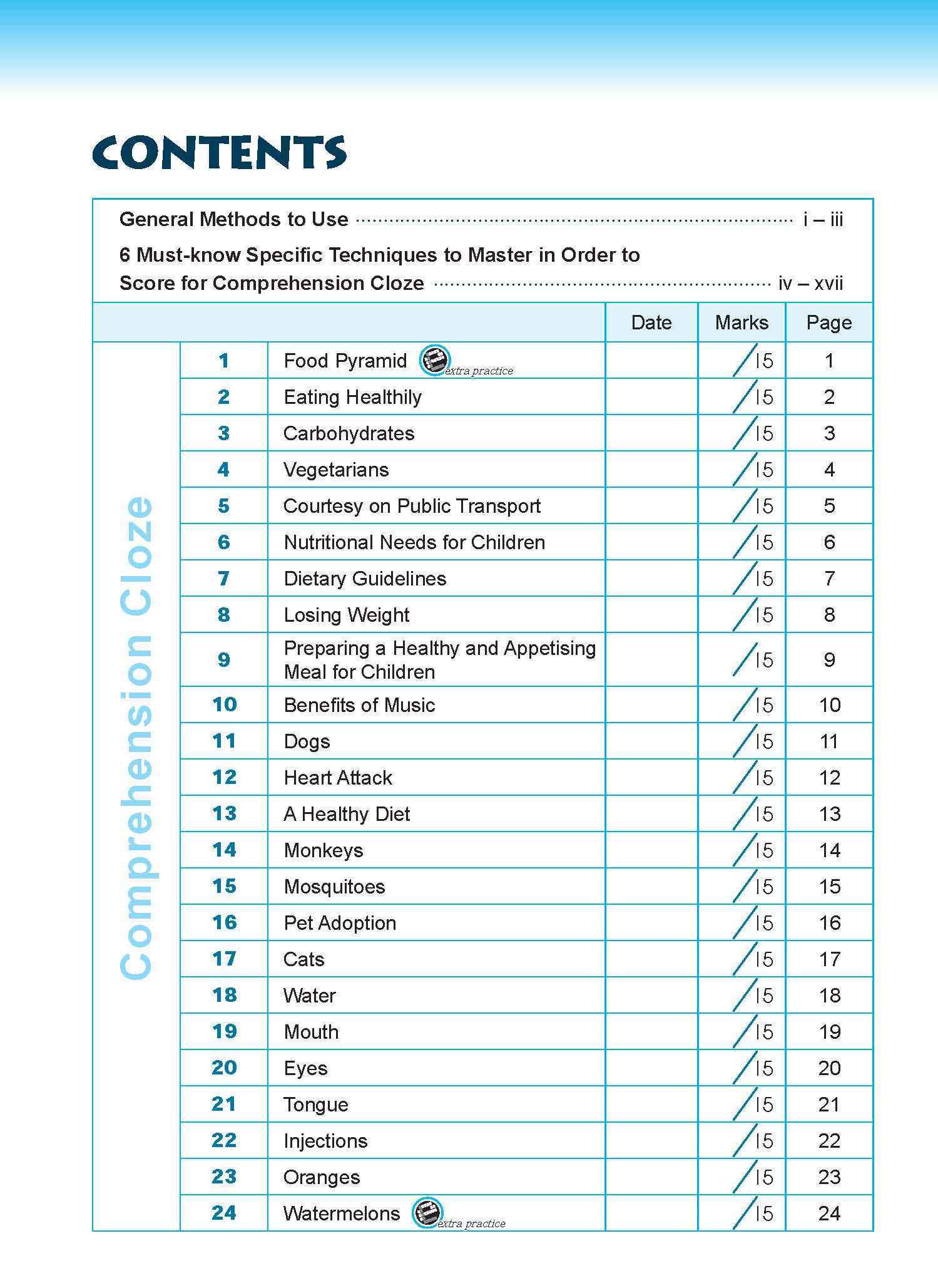 Conquer COMPREHENSION CLOZE TECHNIQUES Book 5