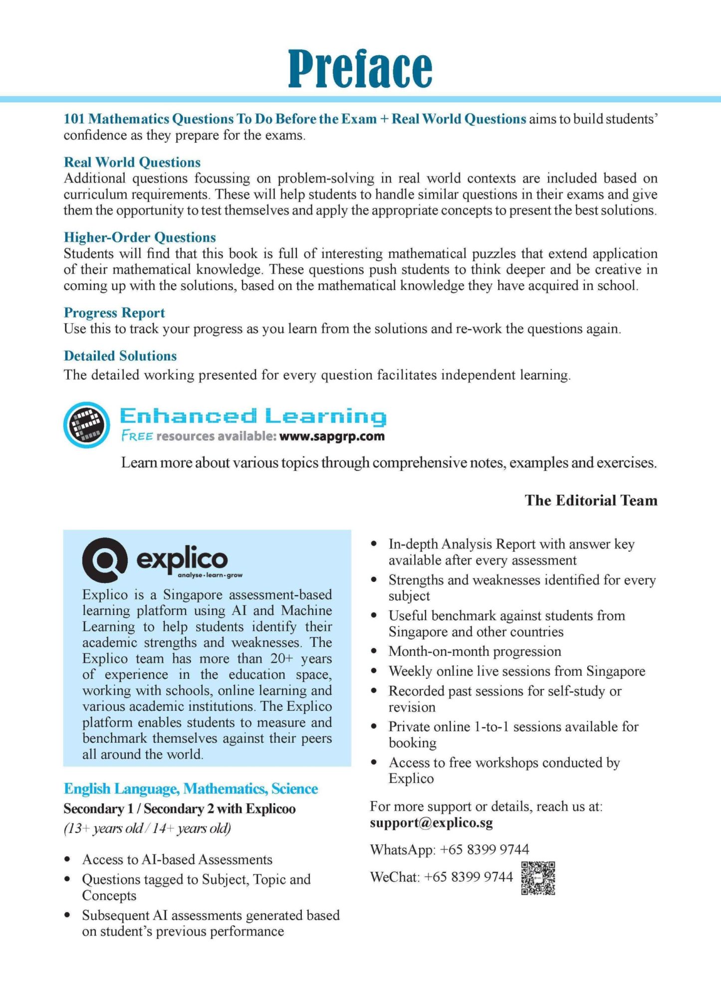 101 Mathematics Questions To Do Before The Exam + Real World Questions Secondary 1