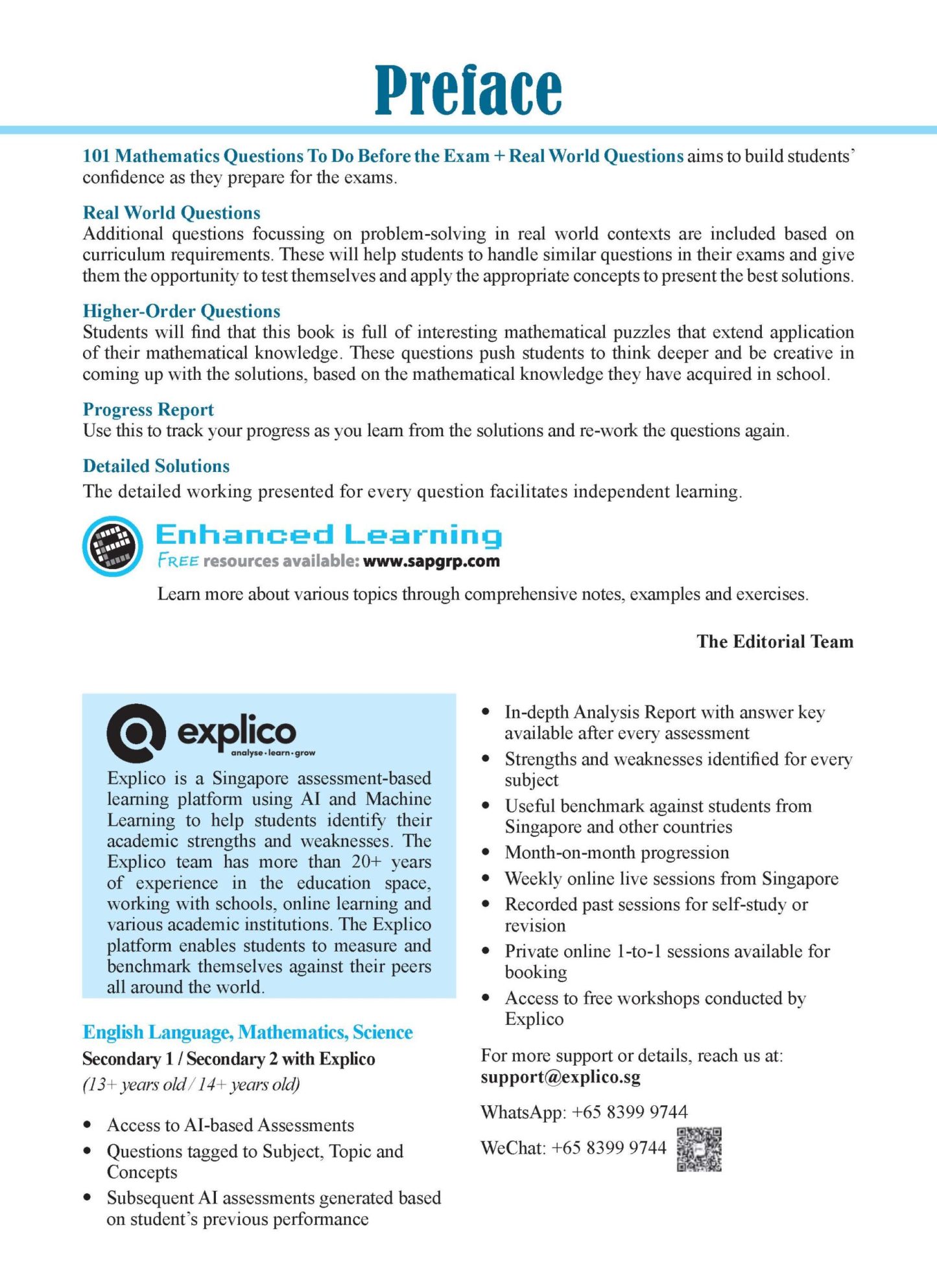 101 Mathematics Questions To Do Before The Exam + Real World Questions Secondary 2