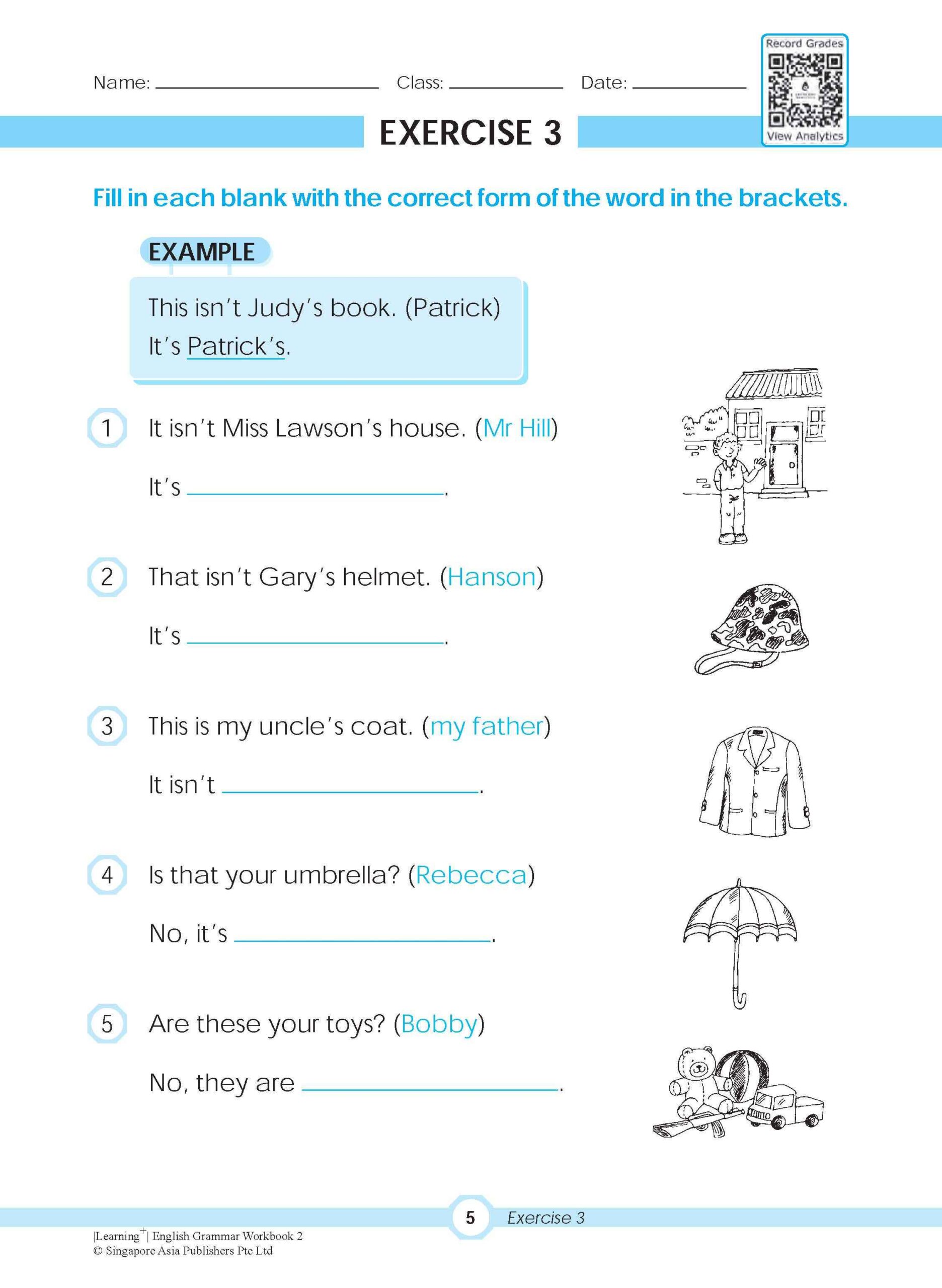 LEARNING+ ENGLISH GRAMMAR Workbook 2
