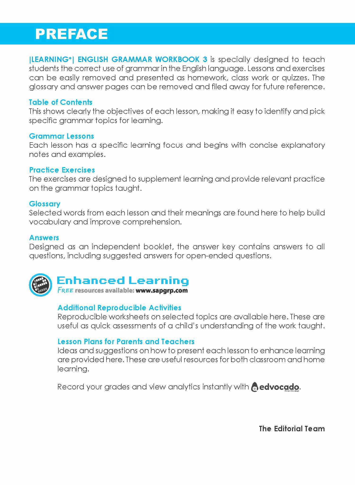 LEARNING+ ENGLISH GRAMMAR Workbook 3
