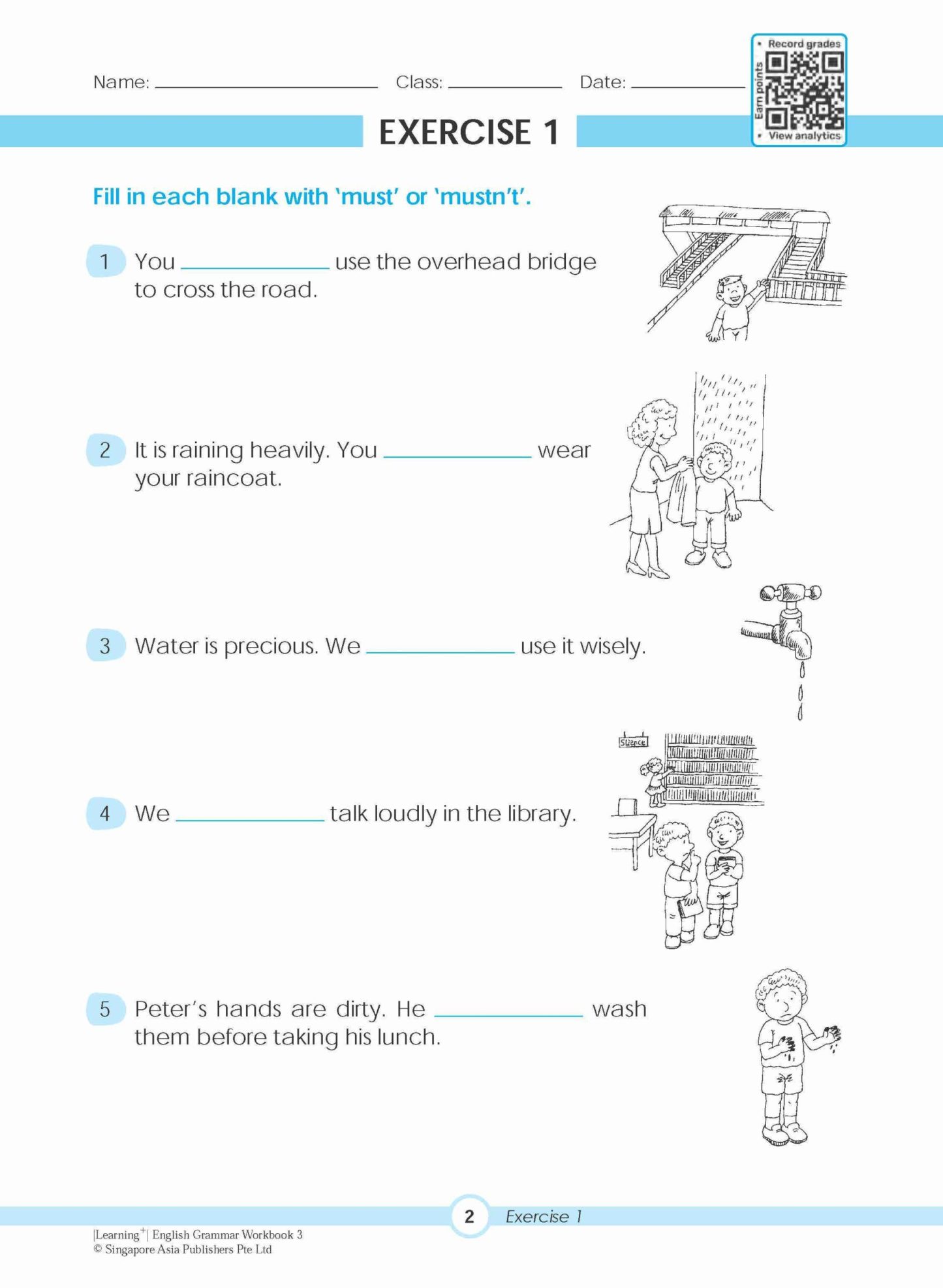 LEARNING+ ENGLISH GRAMMAR Workbook 3
