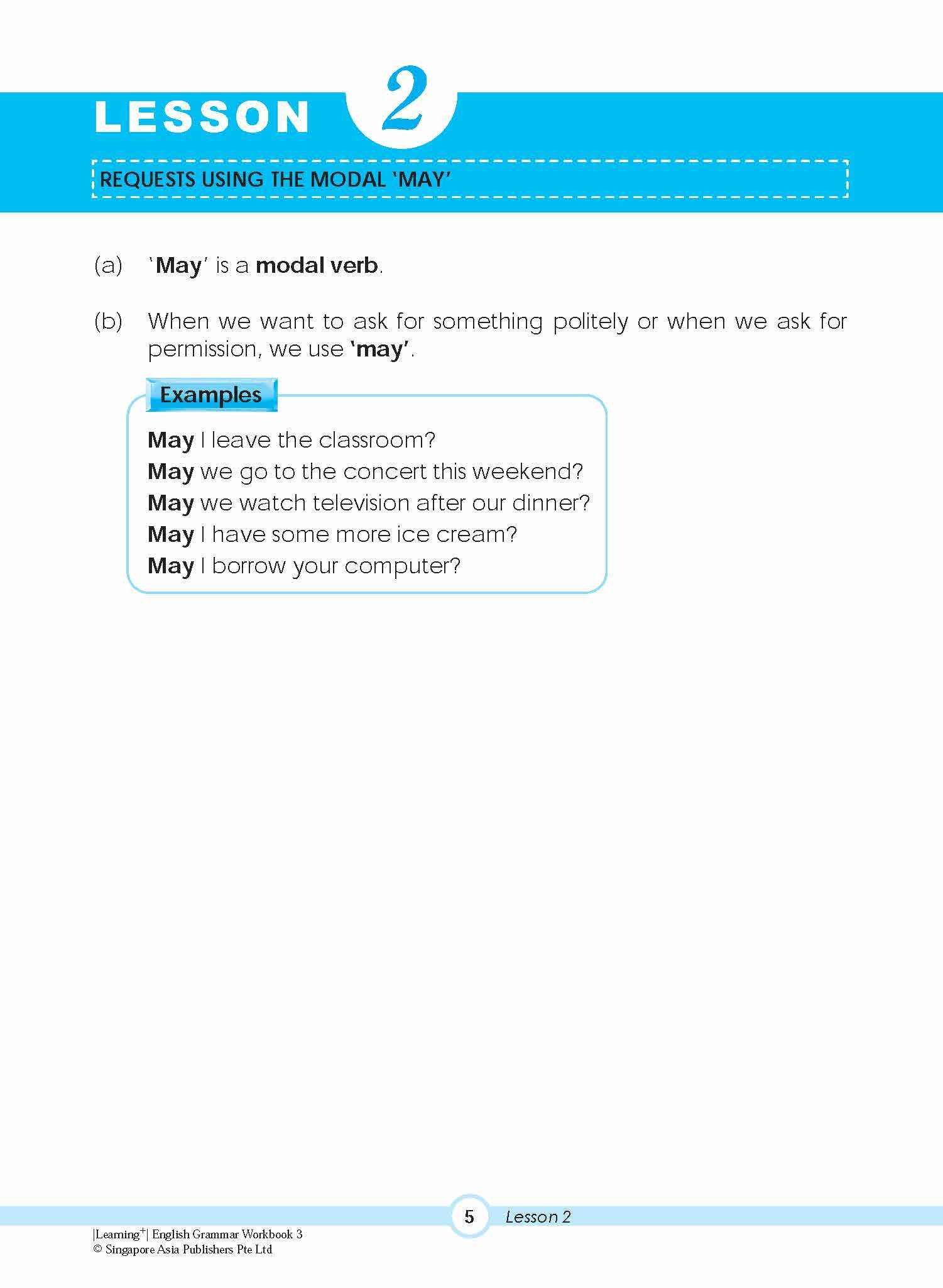 LEARNING+ ENGLISH GRAMMAR Workbook 3