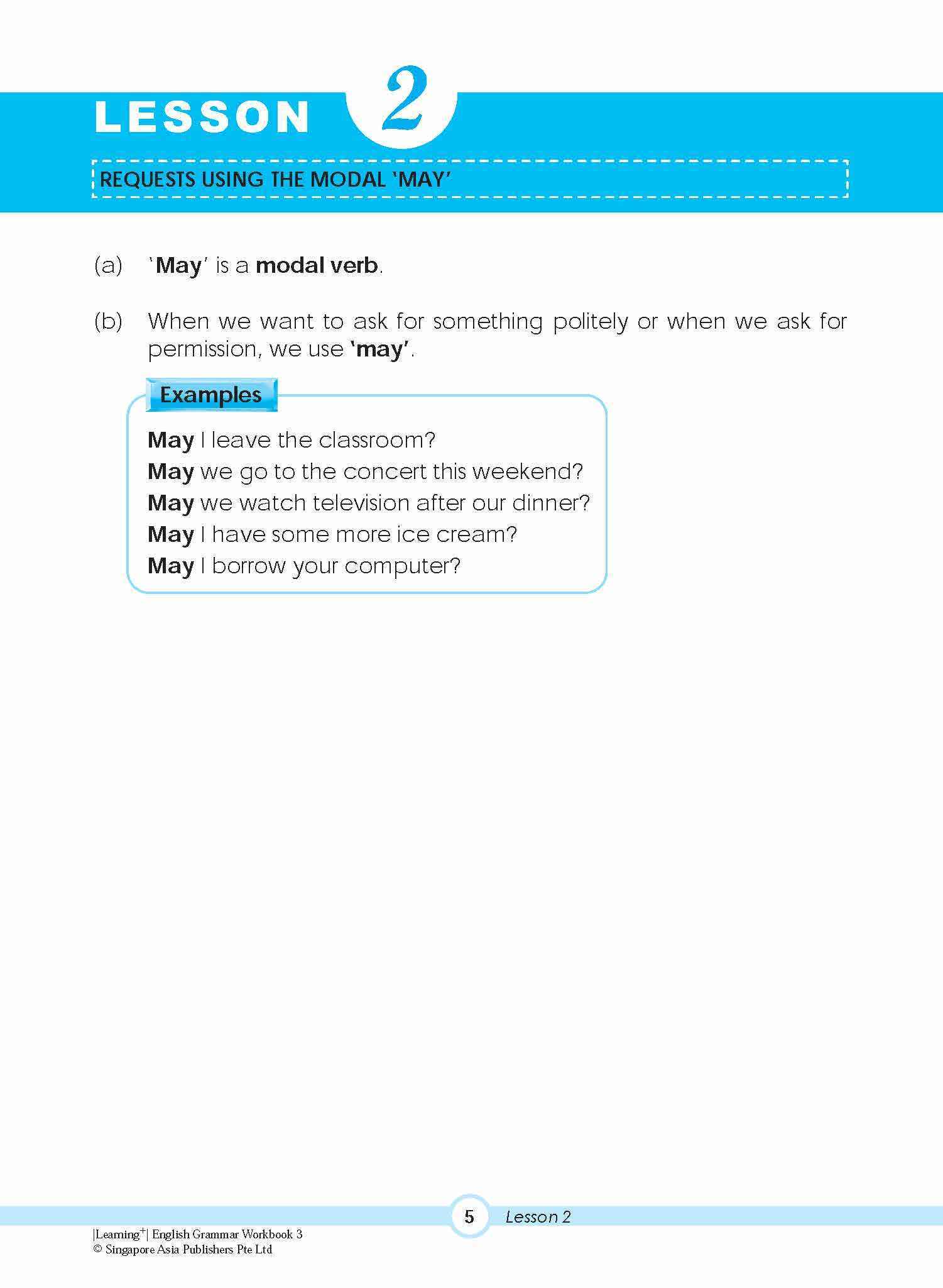 LEARNING+ ENGLISH GRAMMAR Workbook 3