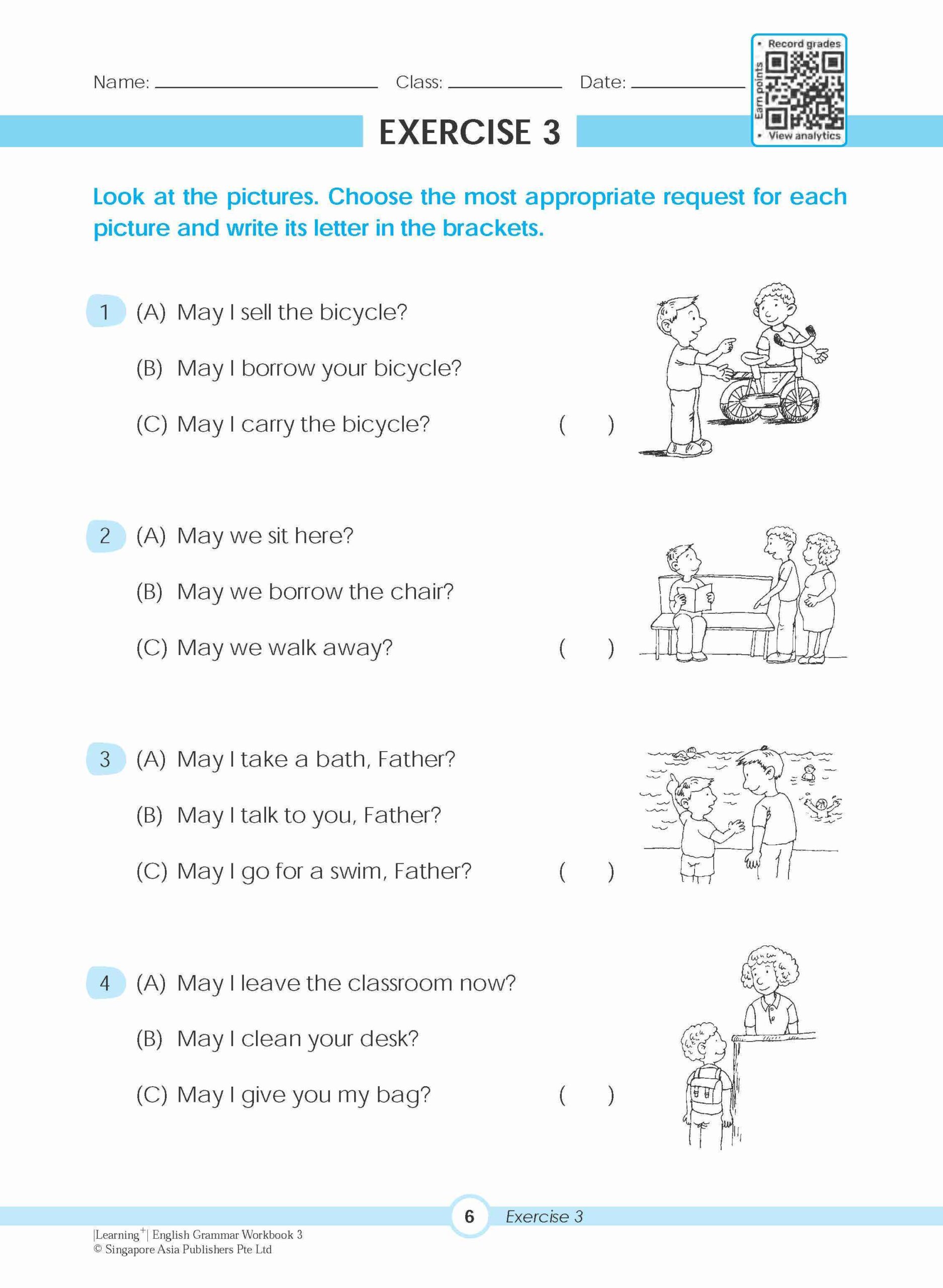 LEARNING+ ENGLISH GRAMMAR Workbook 3