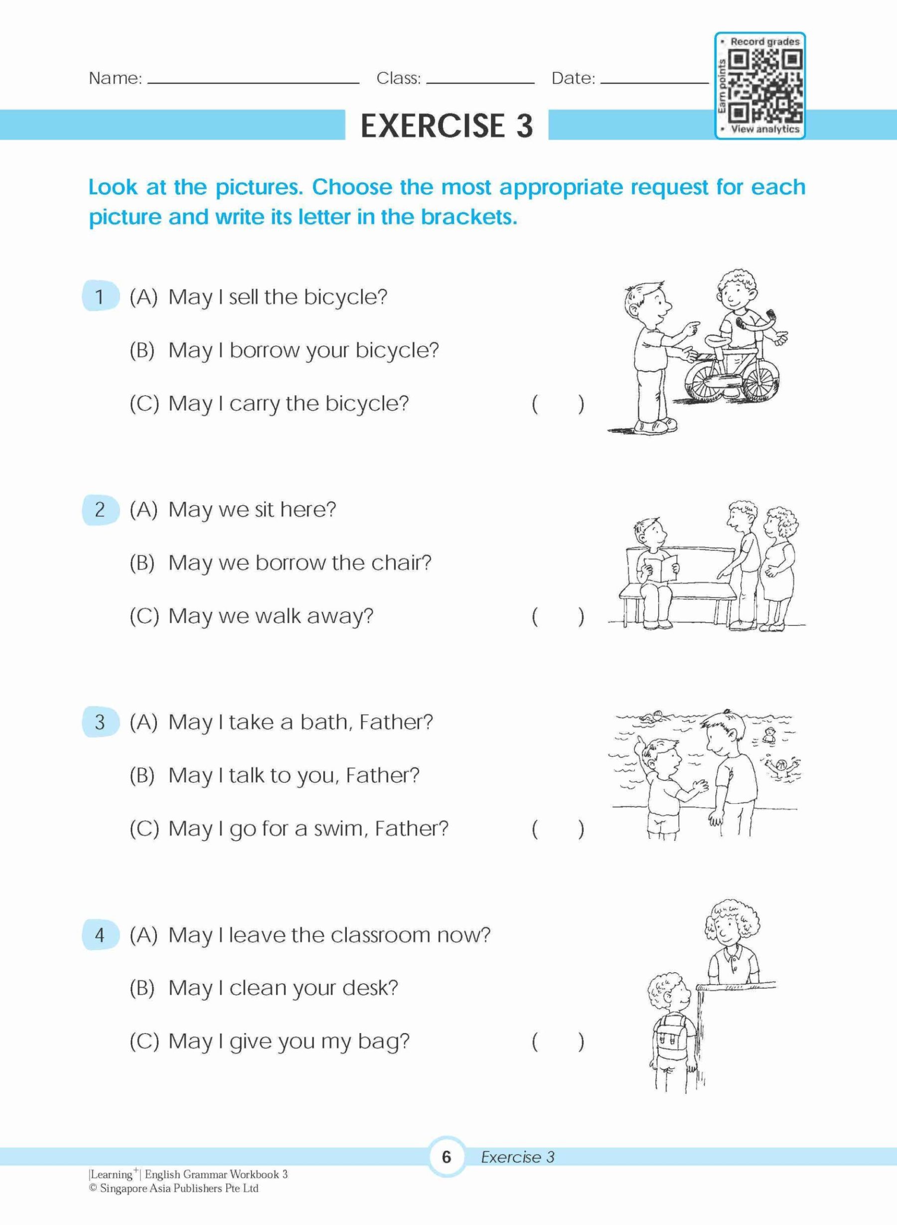 LEARNING+ ENGLISH GRAMMAR Workbook 3