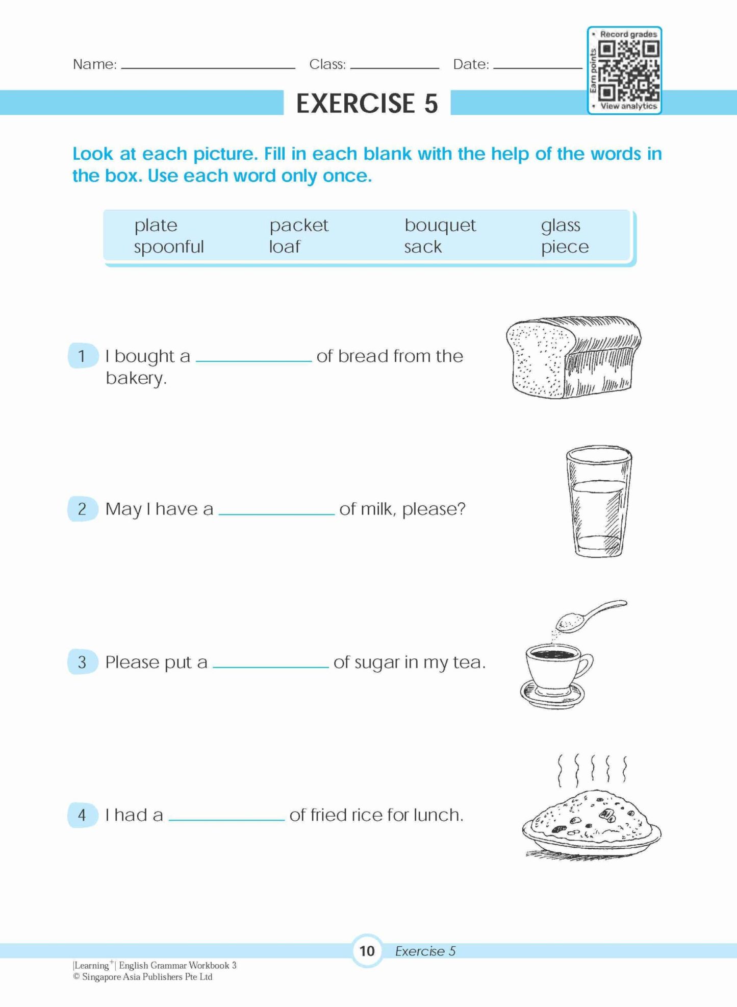 LEARNING+ ENGLISH GRAMMAR Workbook 3