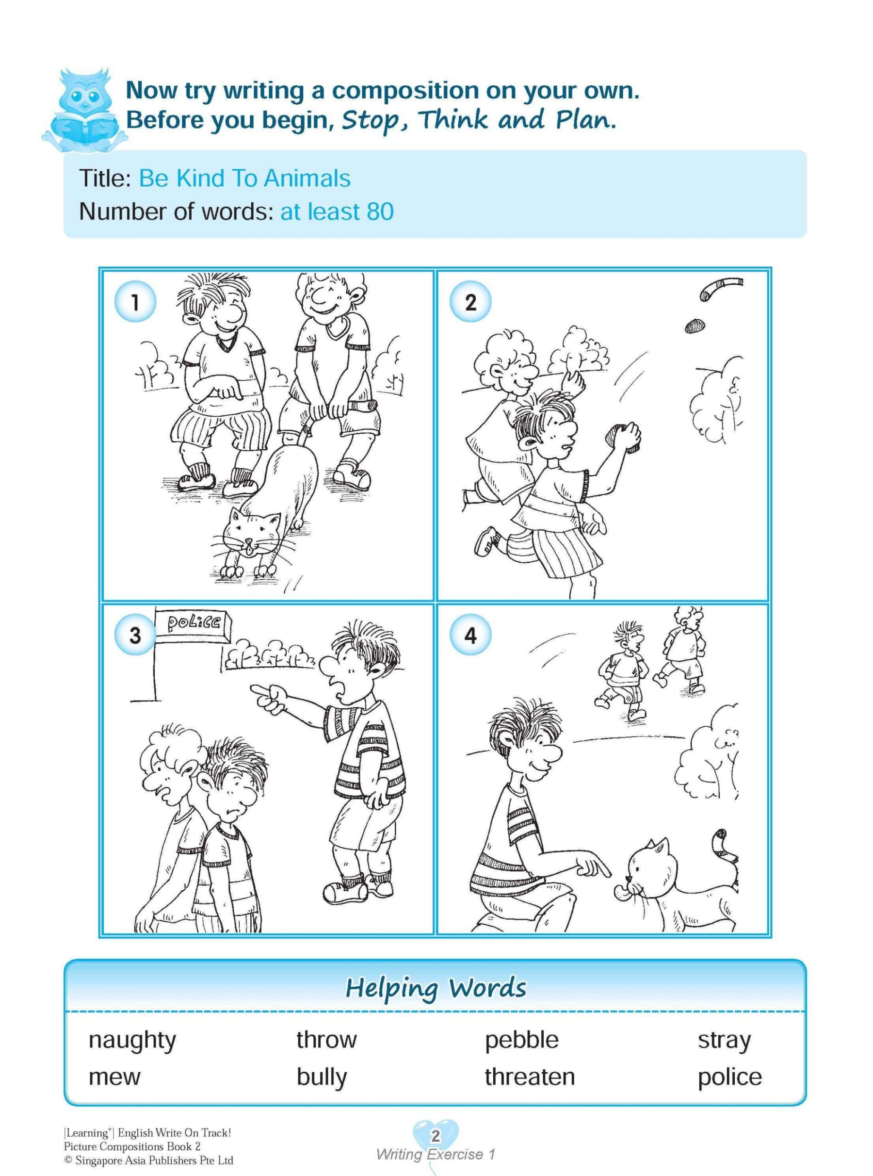 LEARNING+ English Write on Track! PICTURE COMPOSITIONS Book 2