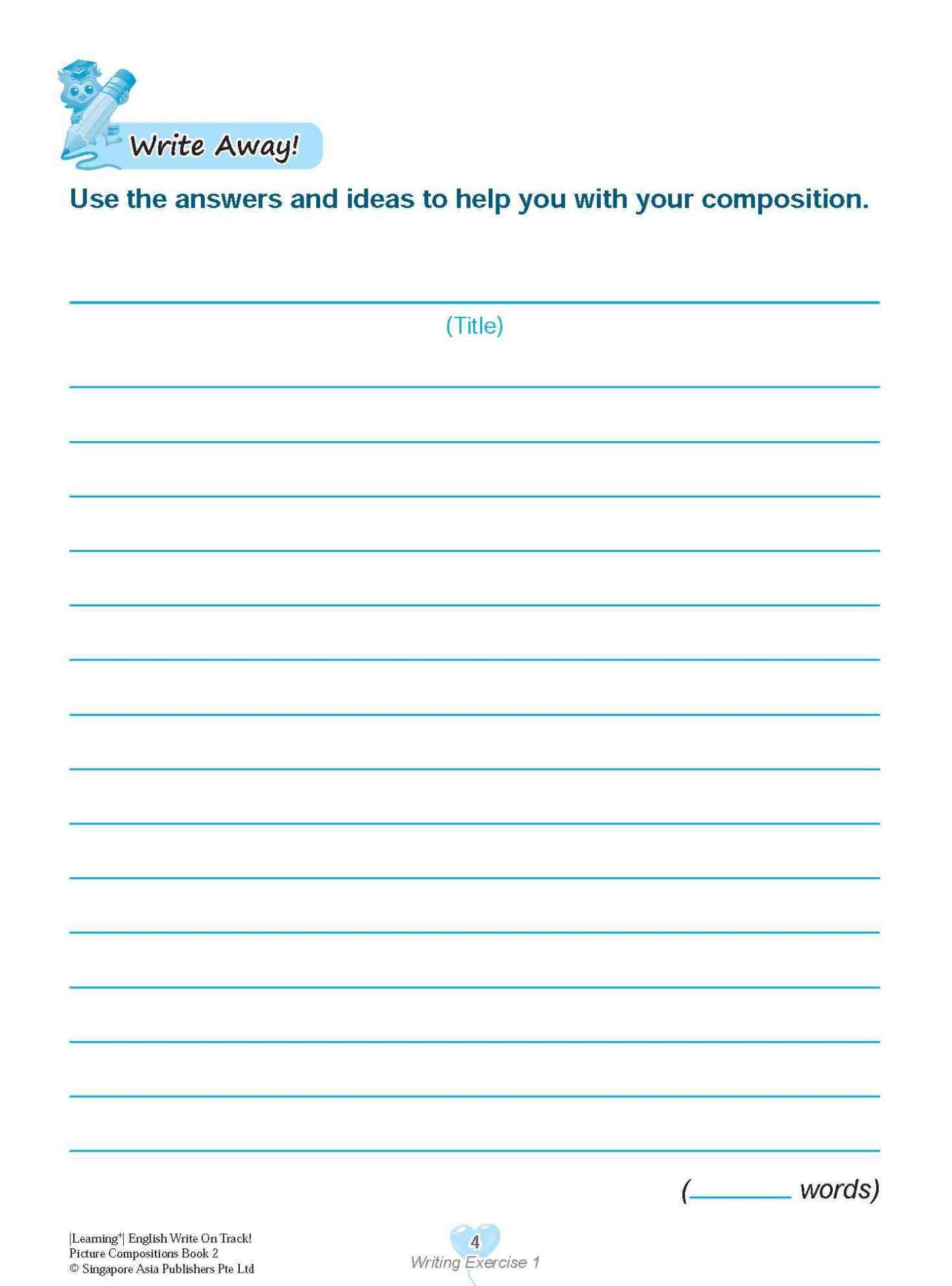 LEARNING+ English Write on Track! PICTURE COMPOSITIONS Book 2