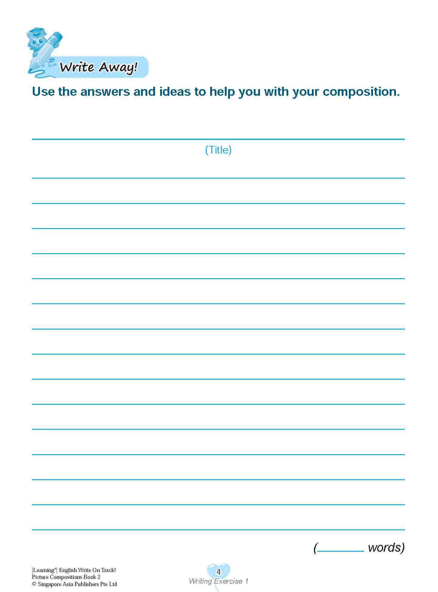 LEARNING+ English Write on Track! PICTURE COMPOSITIONS Book 2