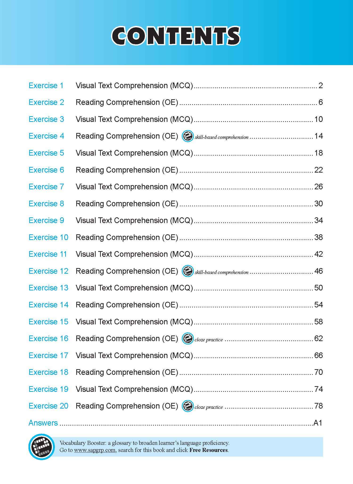 Conquer English Comprehension Workbook 5