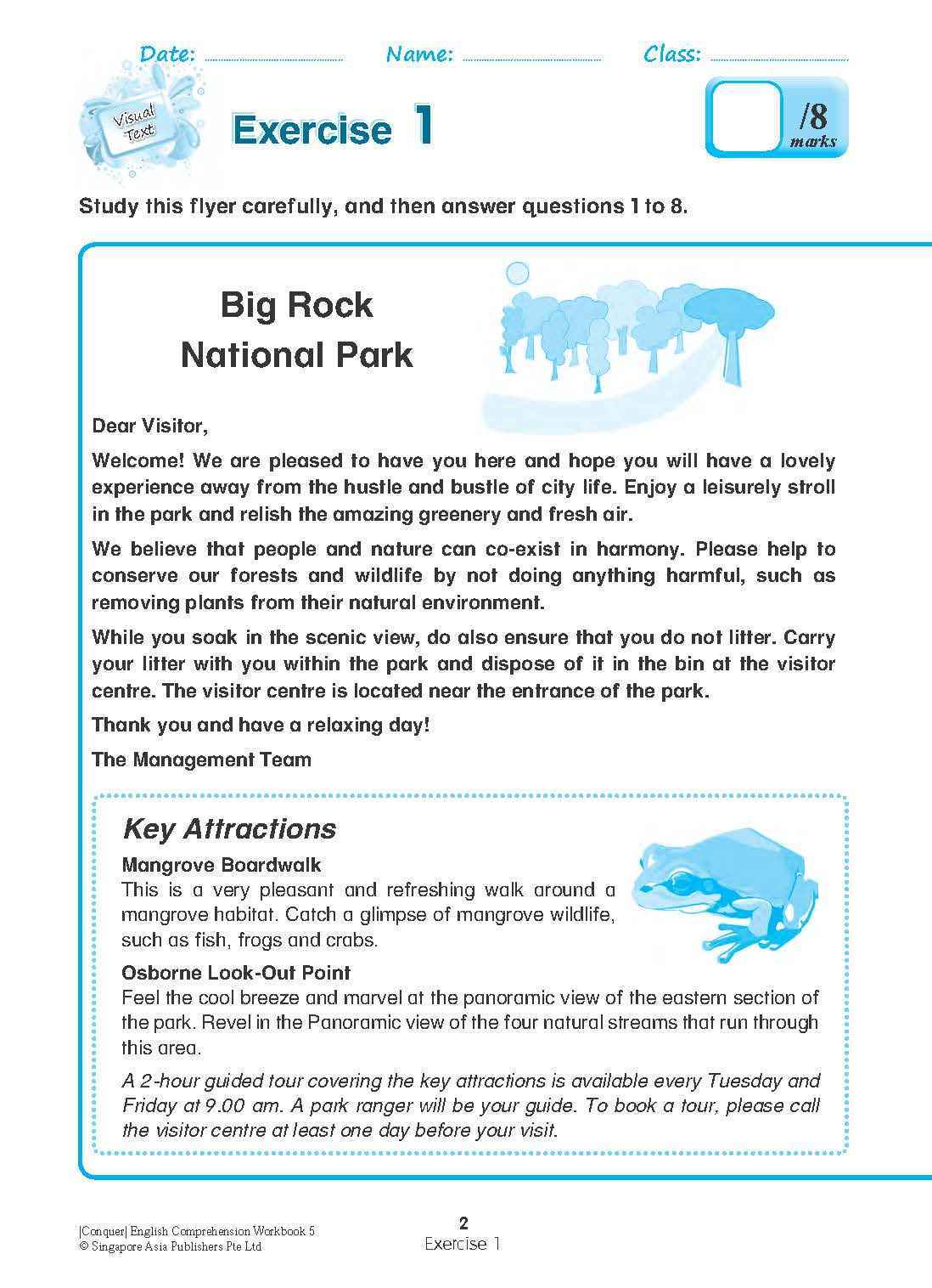 Conquer English Comprehension Workbook 5