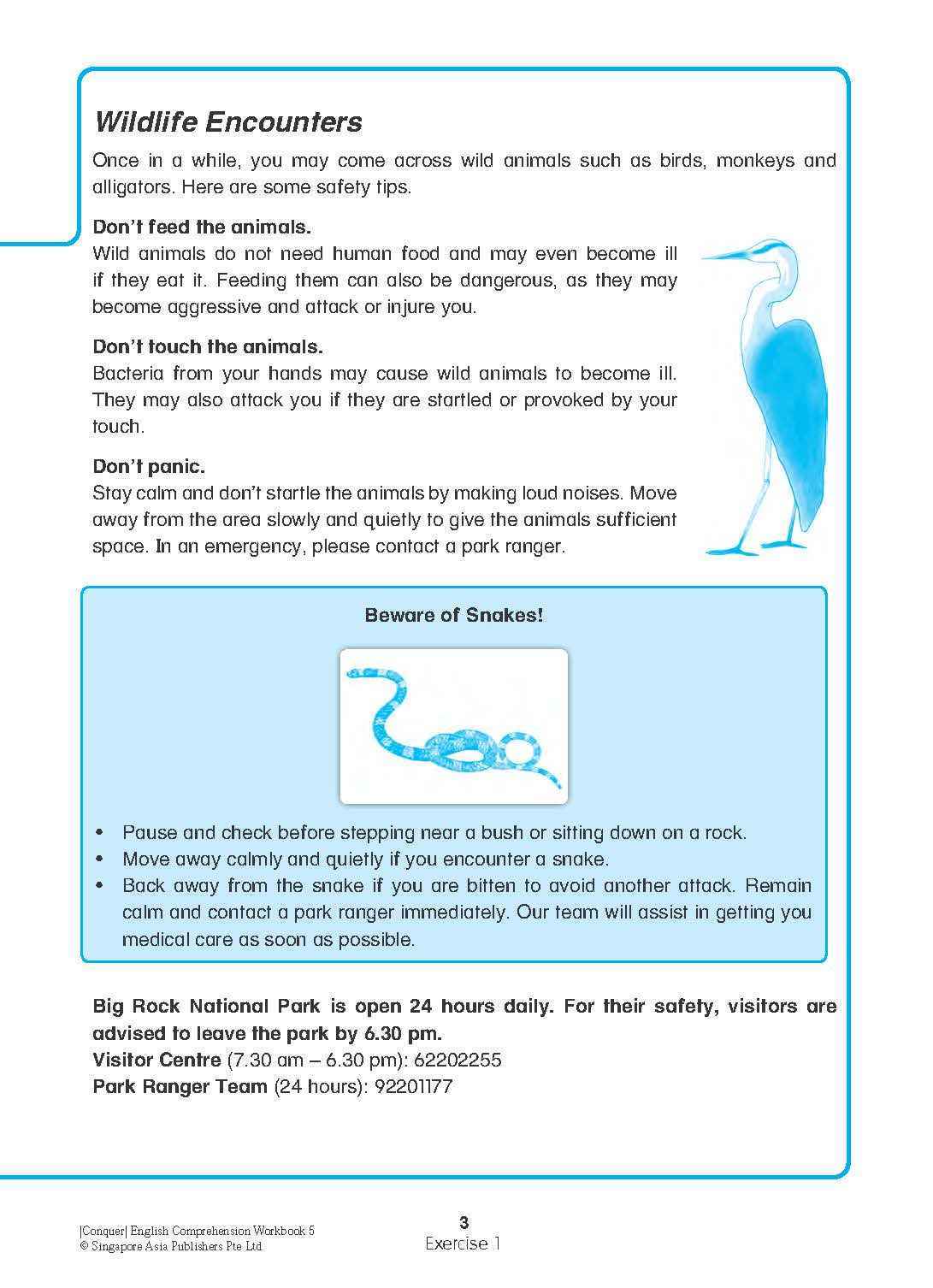 Conquer English Comprehension Workbook 5