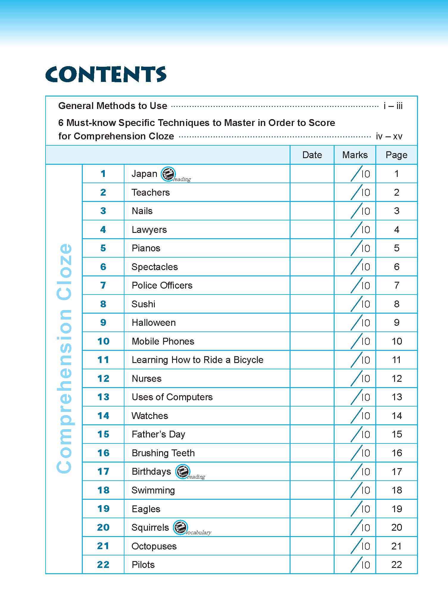 Conquer COMPREHENSION CLOZE TECHNIQUES Book 4