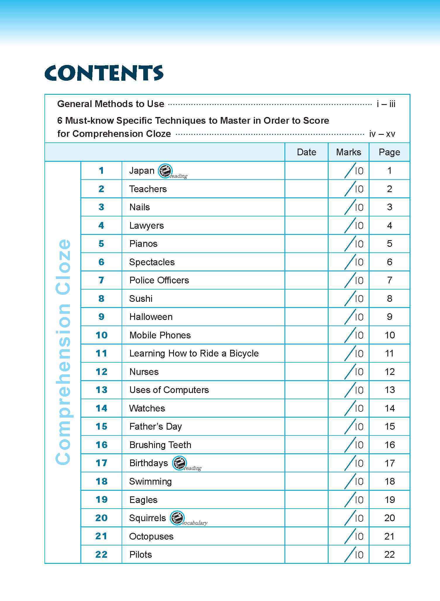 Conquer COMPREHENSION CLOZE TECHNIQUES Book 4