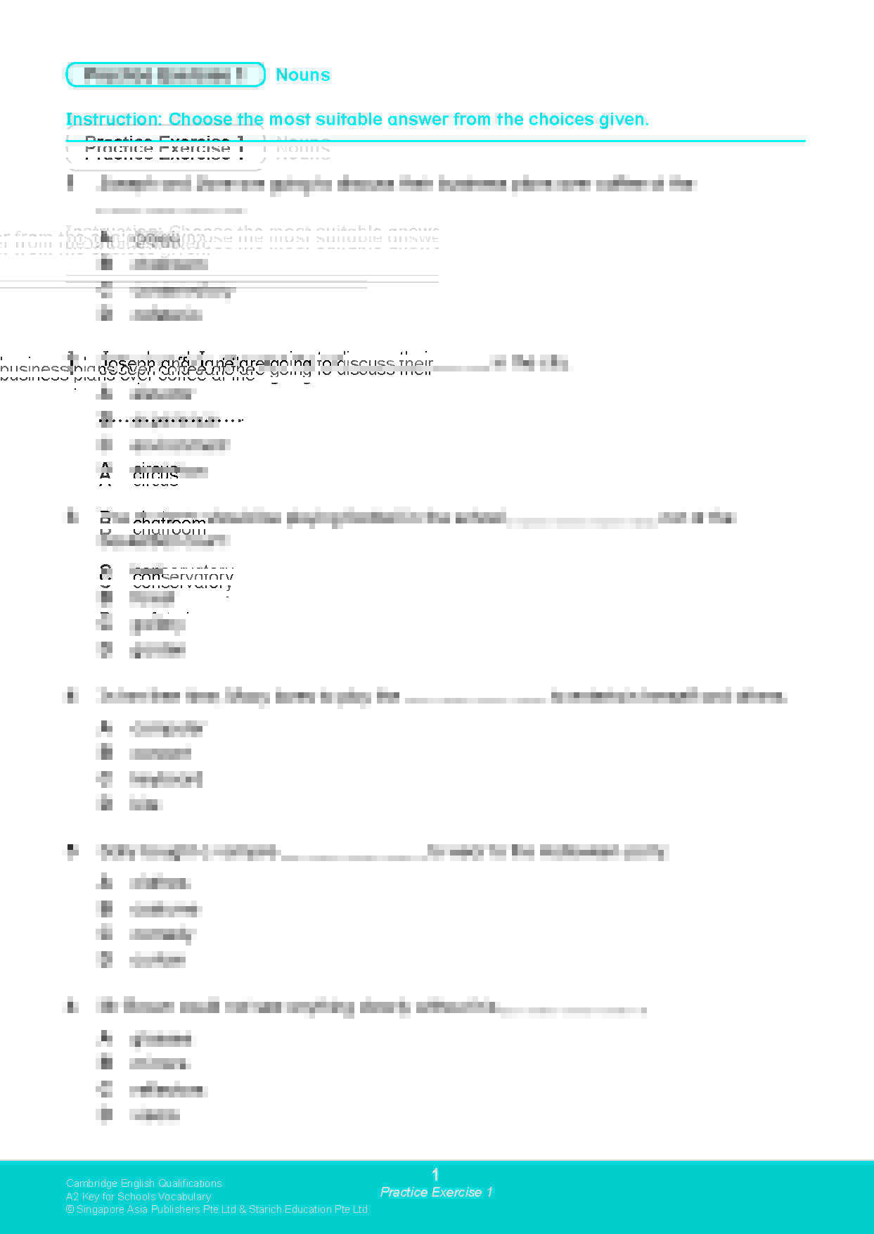 Cambridge English Qualifications – A2 Key for Schools Vocabulary (KET)
