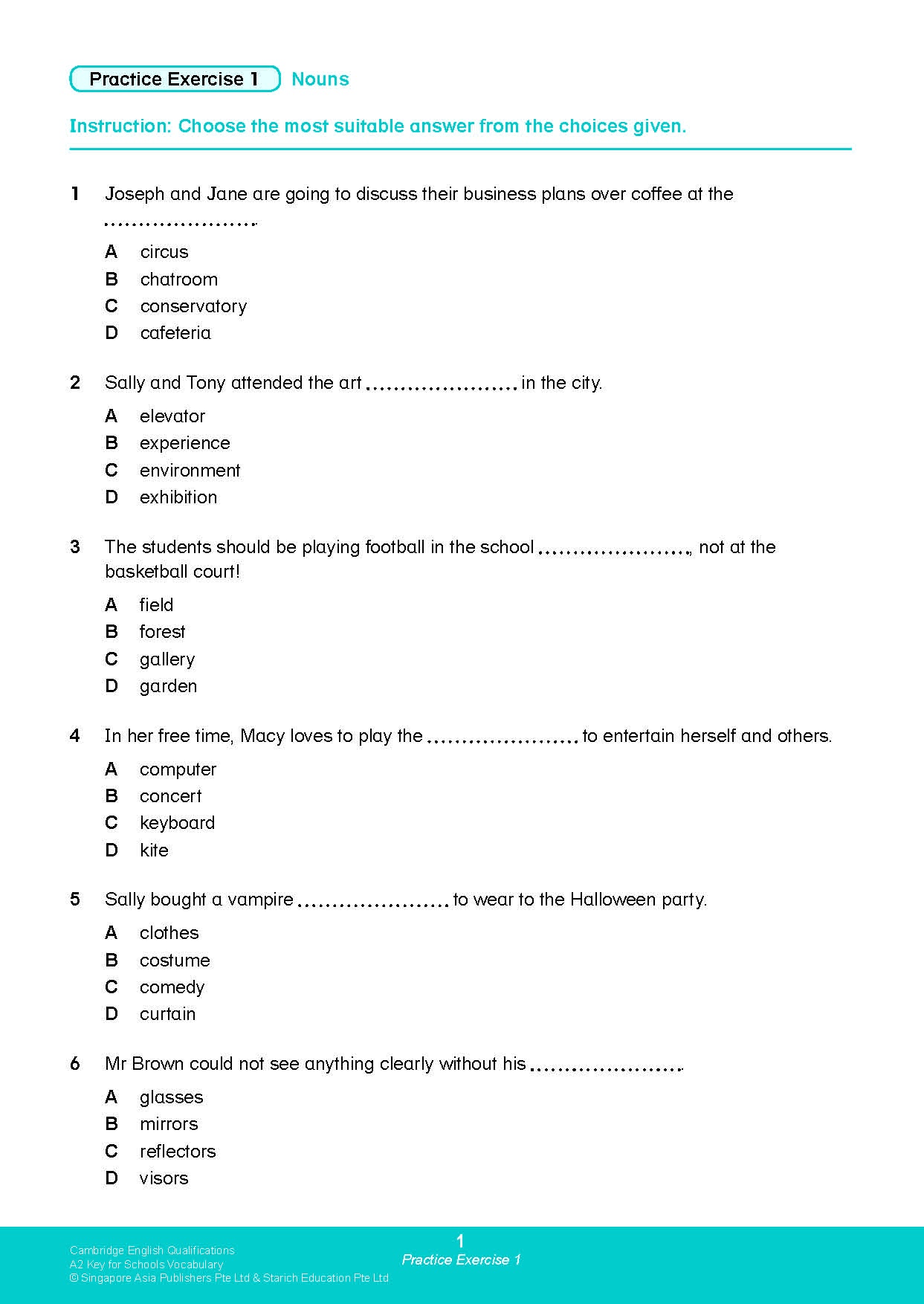 Cambridge English Qualifications – A2 Key for Schools Vocabulary (KET)
