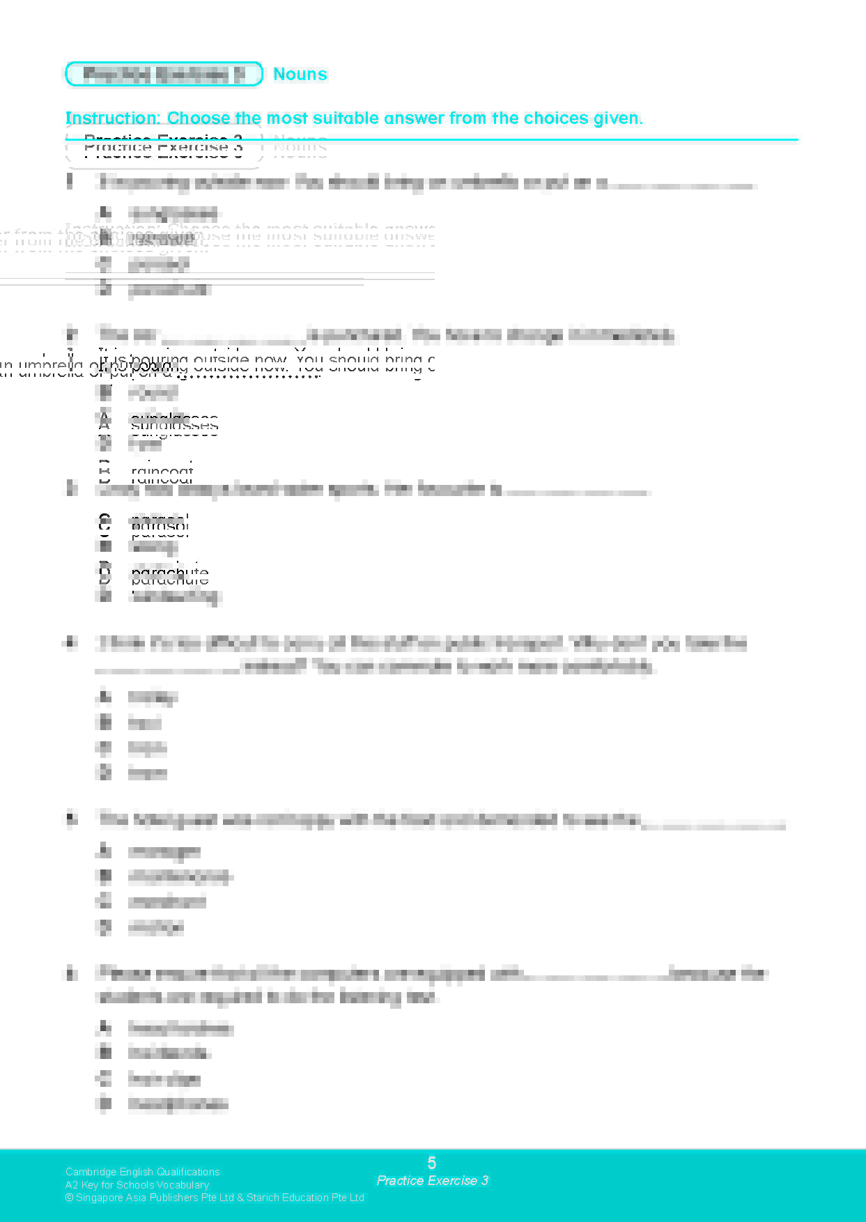 Cambridge English Qualifications – A2 Key for Schools Vocabulary (KET)