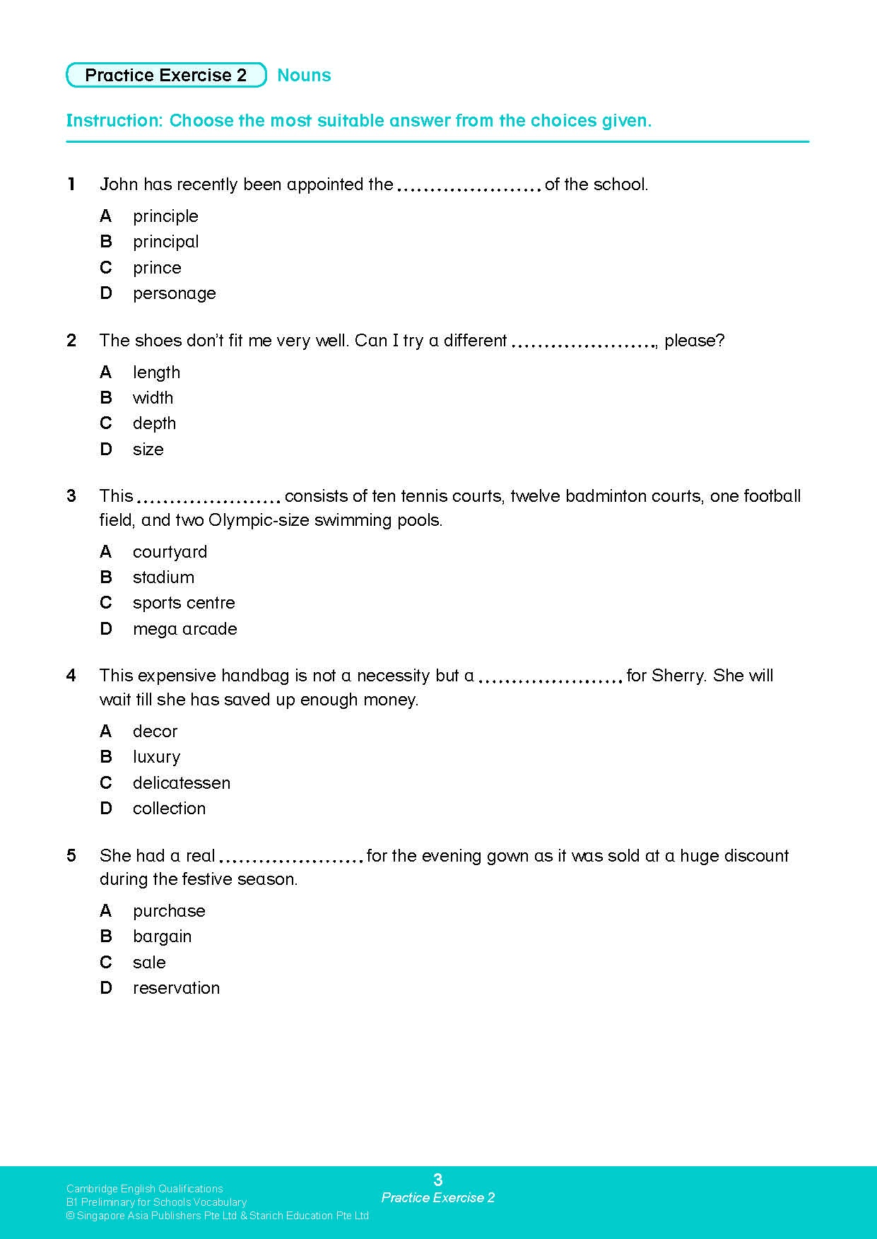 Cambridge English Qualifications – B1 Preliminary for Schools Vocabulary (PET)