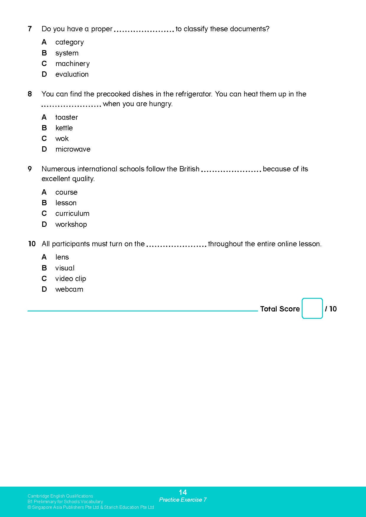 Cambridge English Qualifications – B1 Preliminary for Schools Vocabulary (PET)