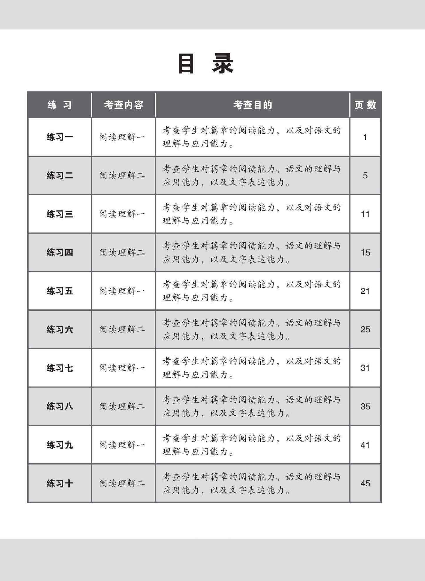 中一G3华文阅读理解 / Reading Comprehension Enrichment Exercises For Secondary 1 [G3 Chinese]
