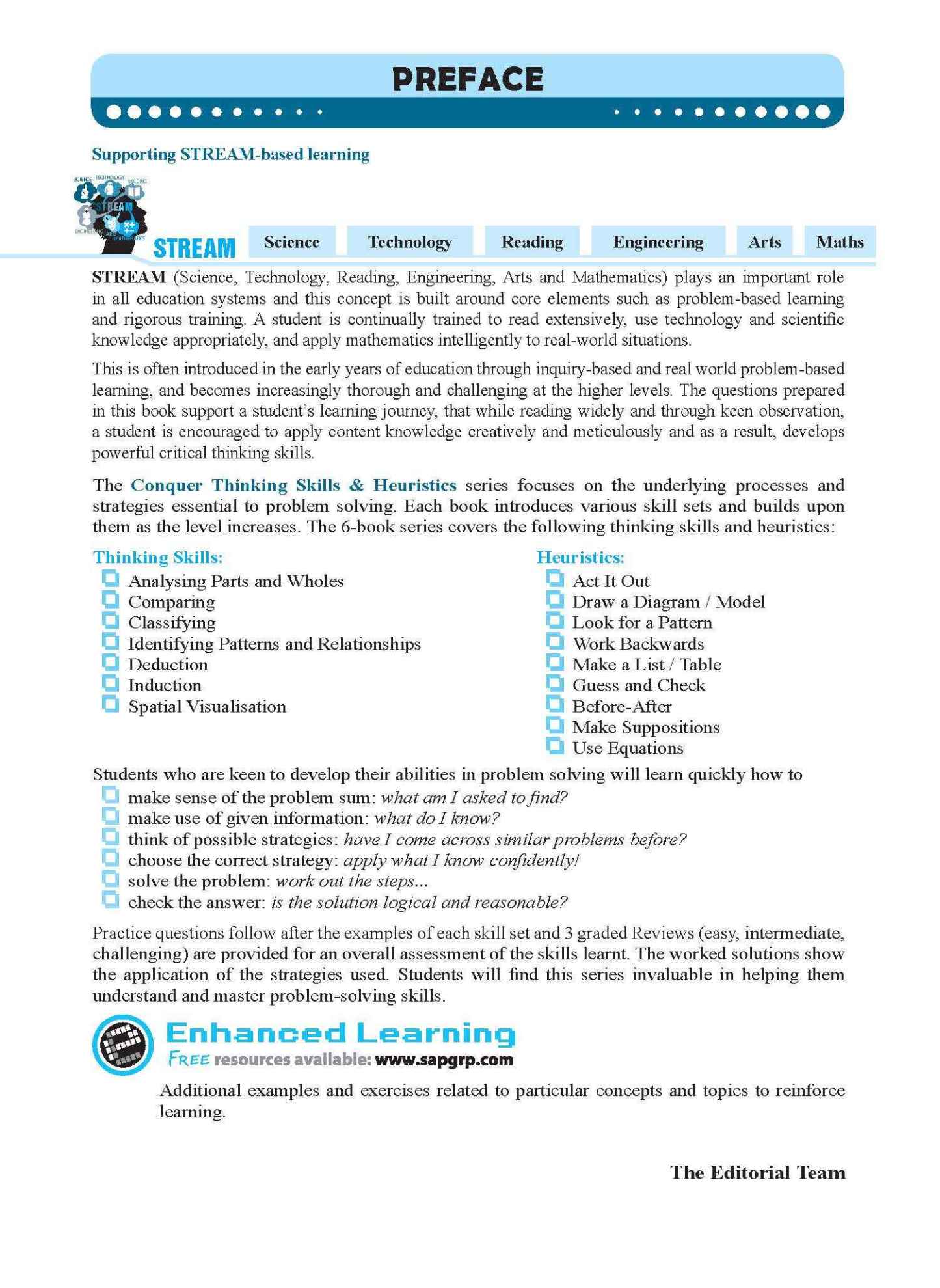 Conquer Thinking Skills & Heuristics Workbook 3