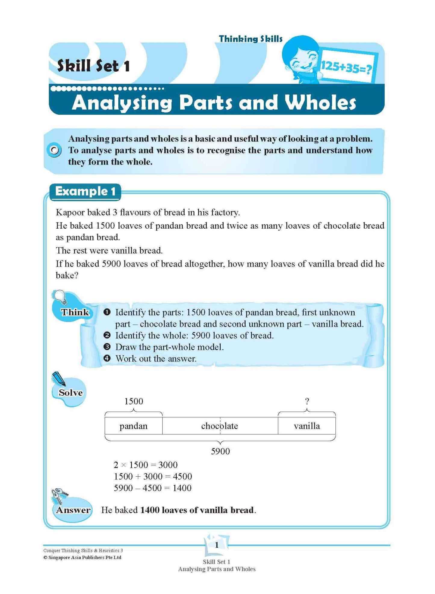 Conquer Thinking Skills & Heuristics Workbook 3
