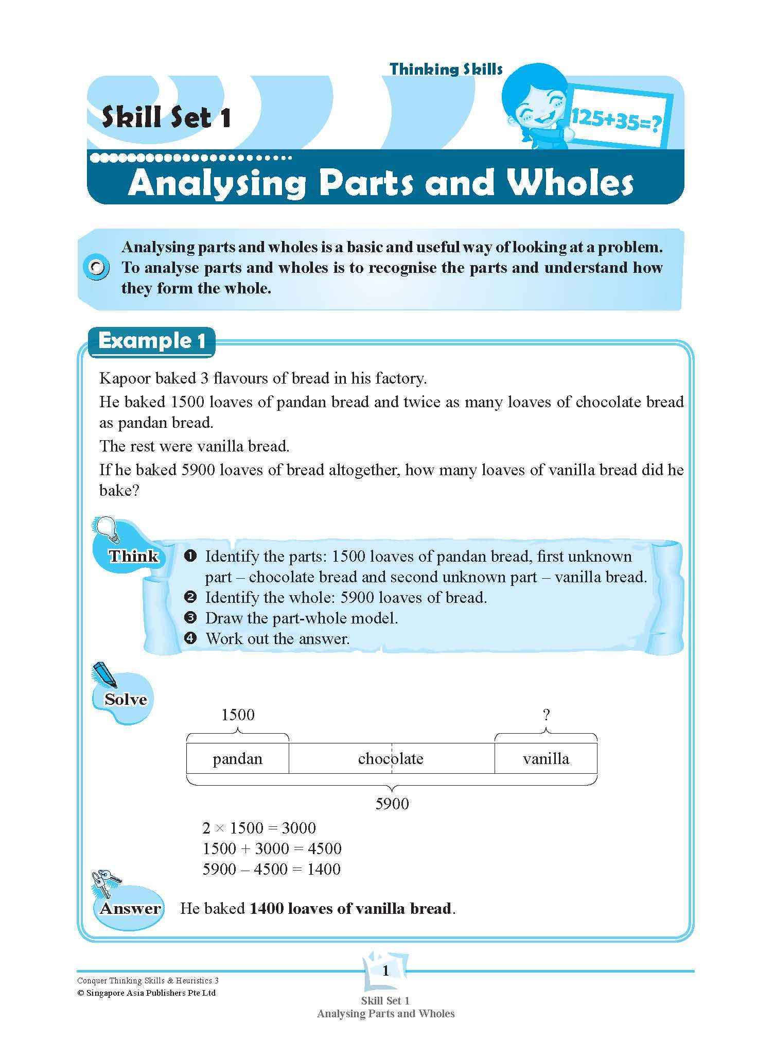 Conquer Thinking Skills & Heuristics Workbook 3
